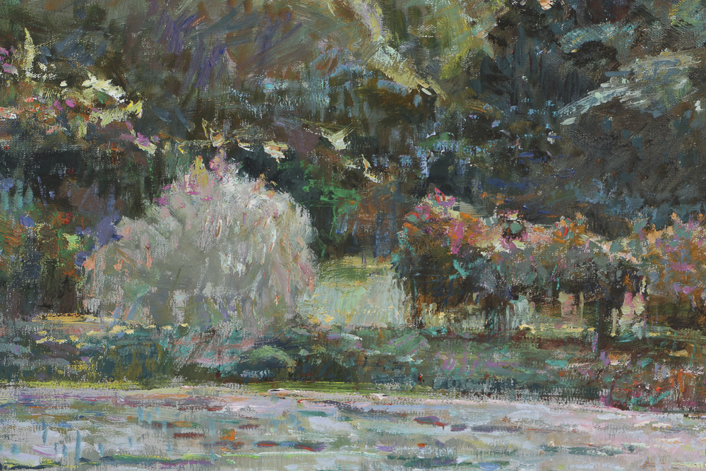 Lau Chun Oil Painting on Canvas Hawaiian Landscape