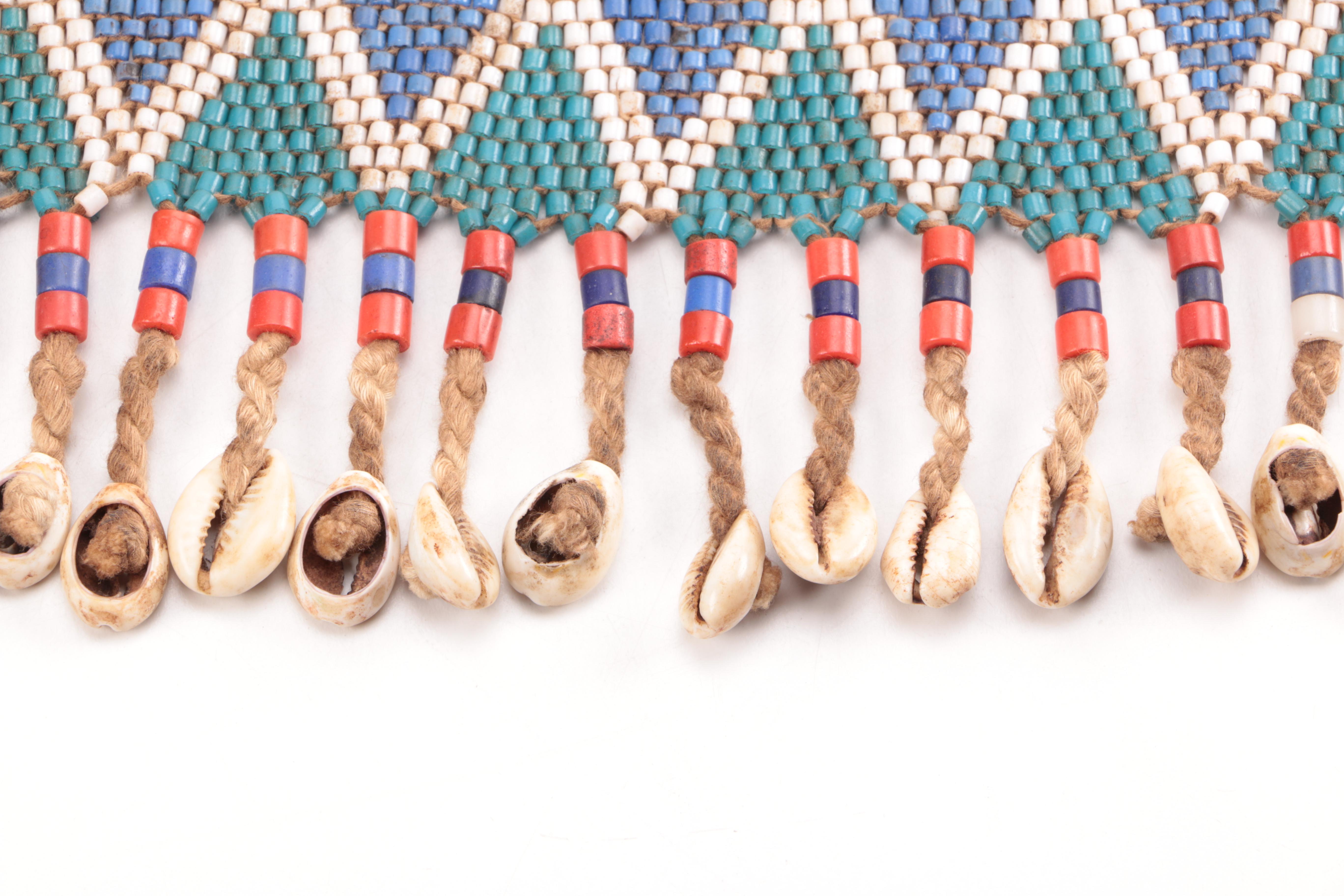 Mid 20th Century African Tanga Cache-Sex "Pikuran" Beaded Skirt