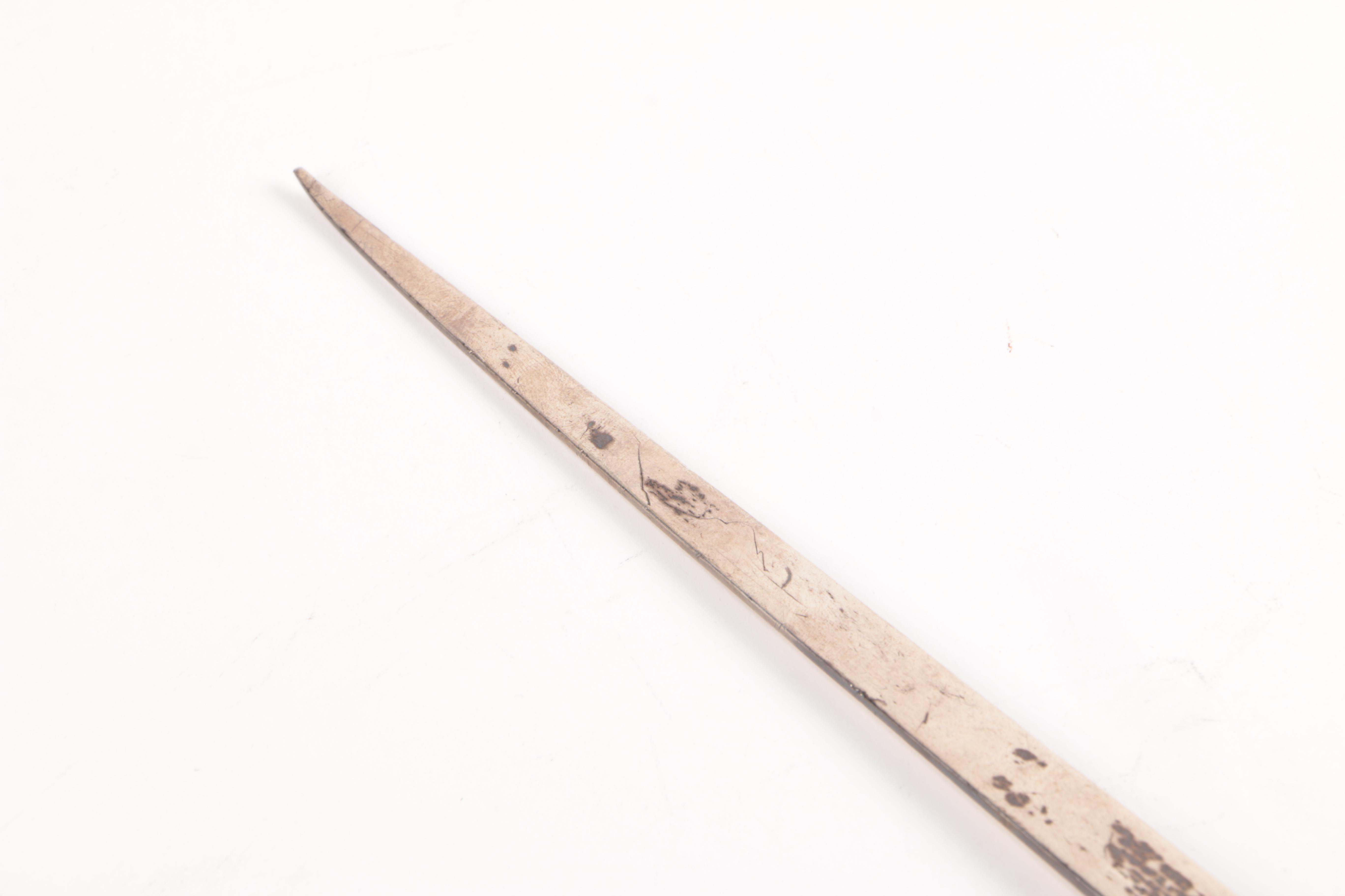 Antique English Sterling Silver Stuffing Spoon and Skewer