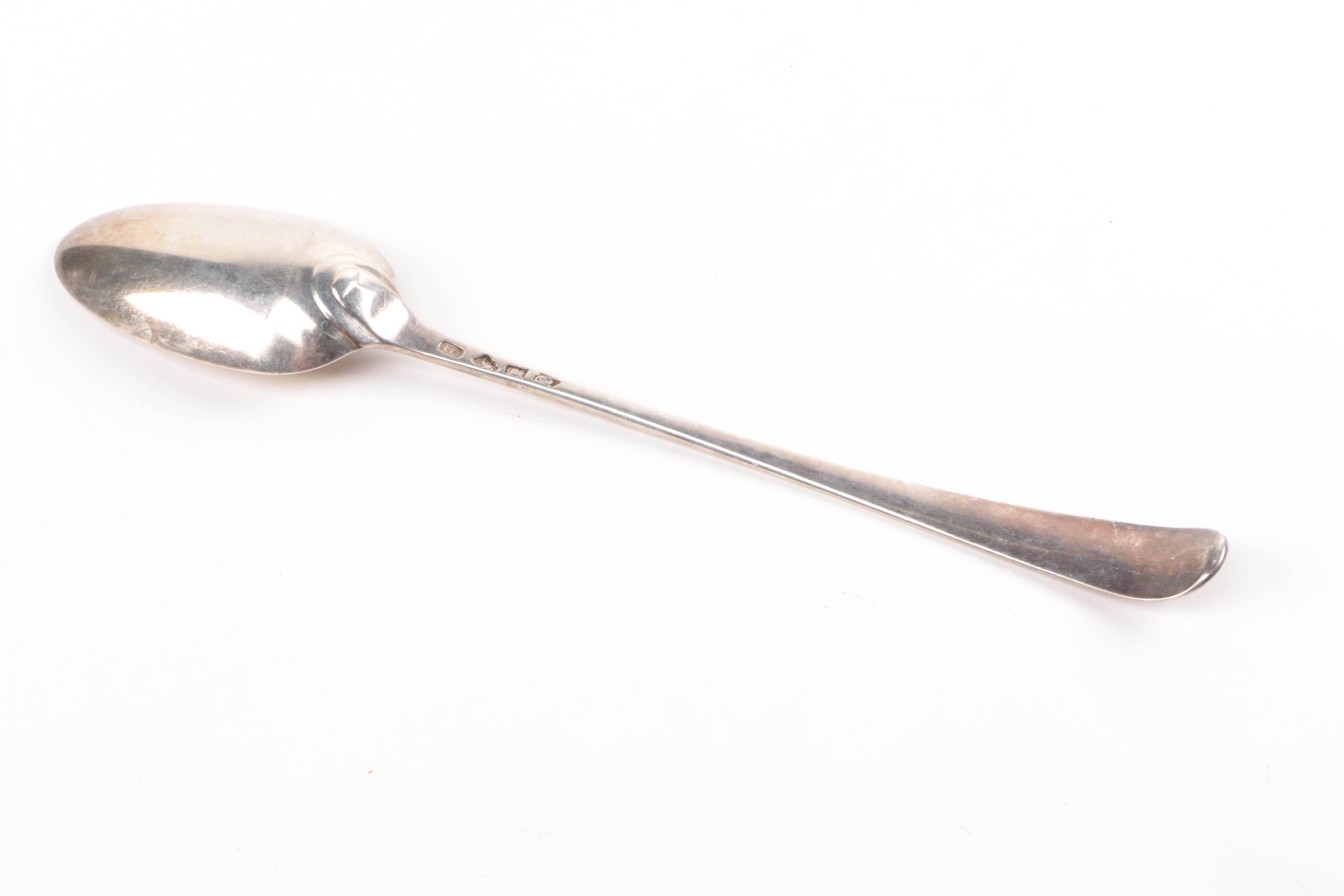 Antique English Sterling Silver Stuffing Spoon and Skewer