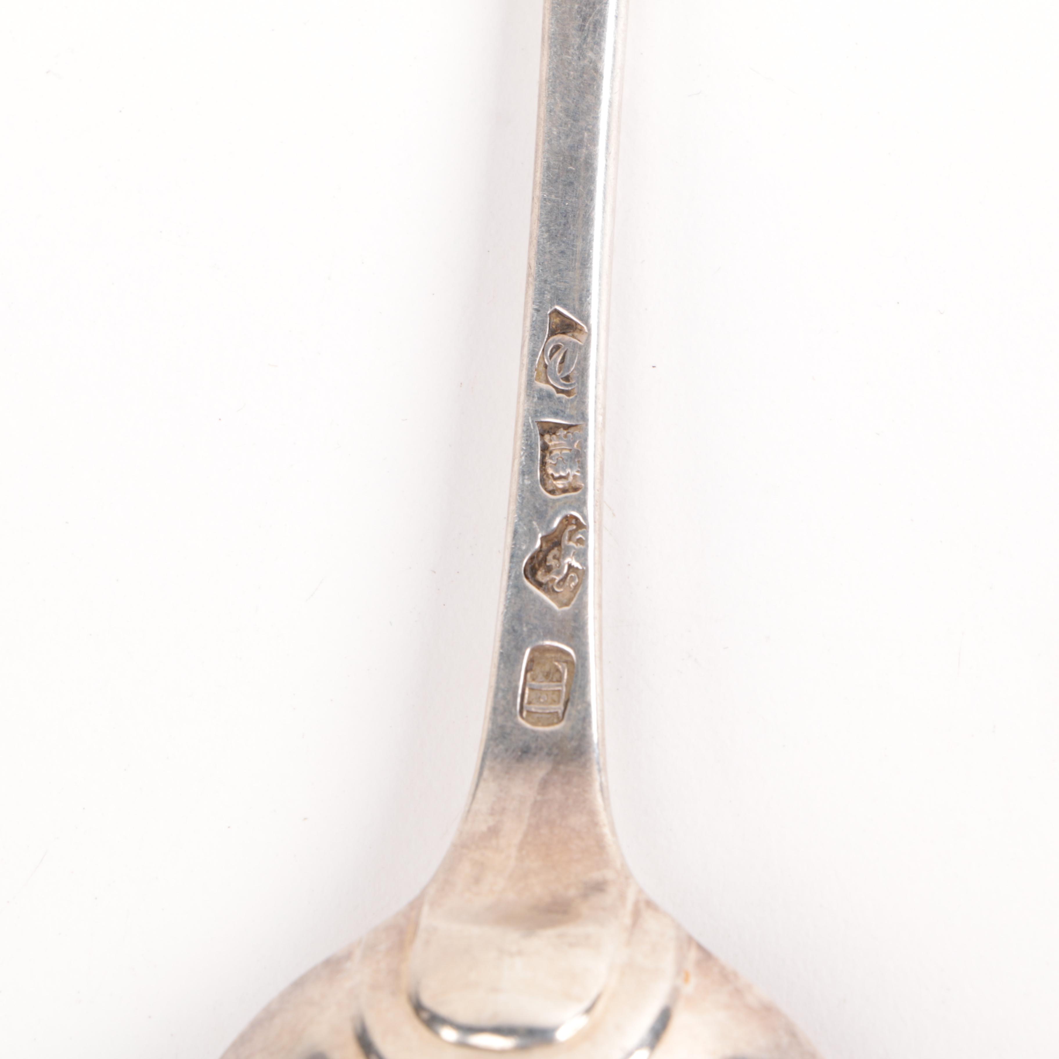 Antique English Sterling Silver Stuffing Spoon and Skewer