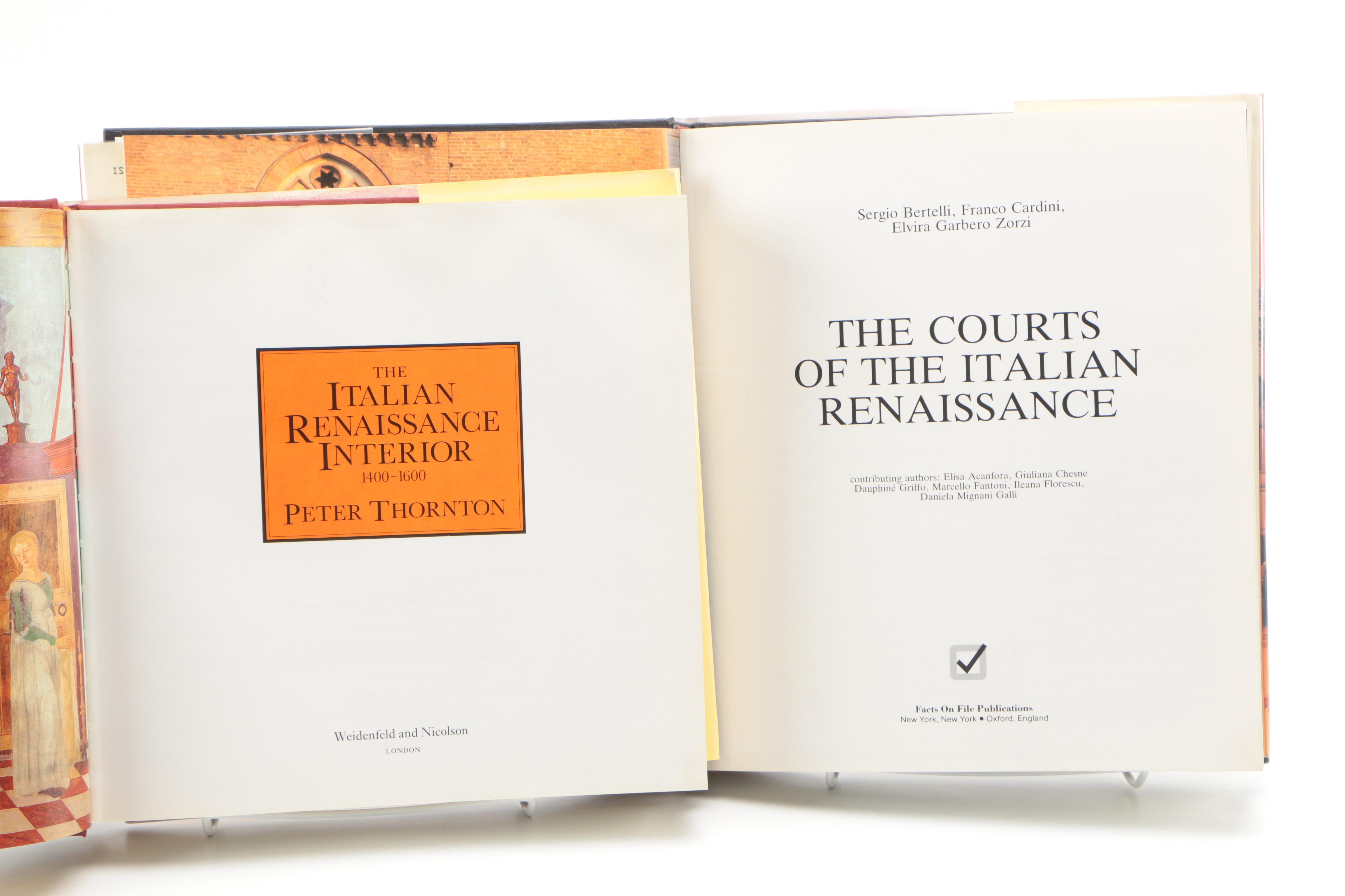 Six Hardback Design Books Focusing On Italian Style