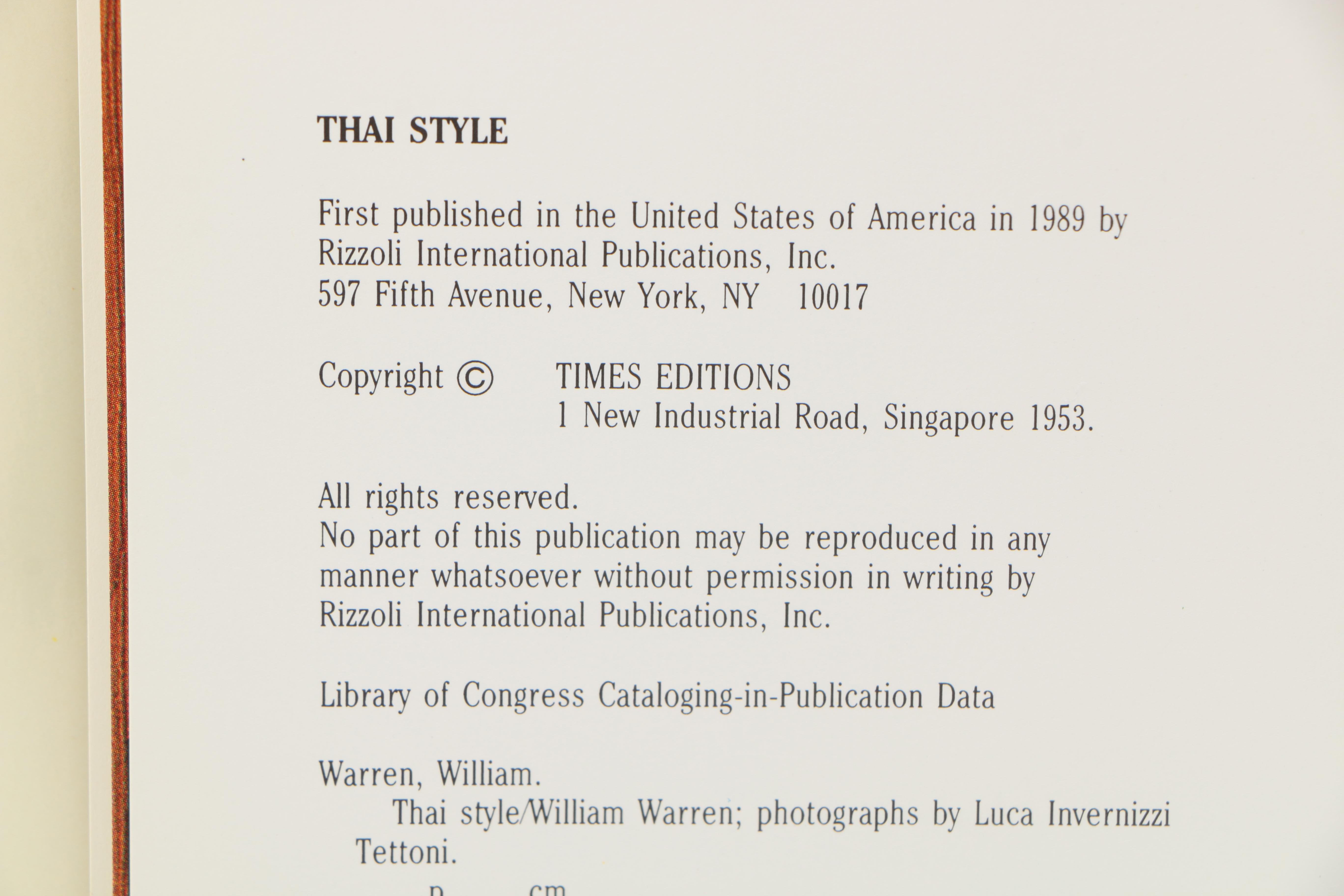 Seven Hardback Design Books, French, Spanish and Thai Style