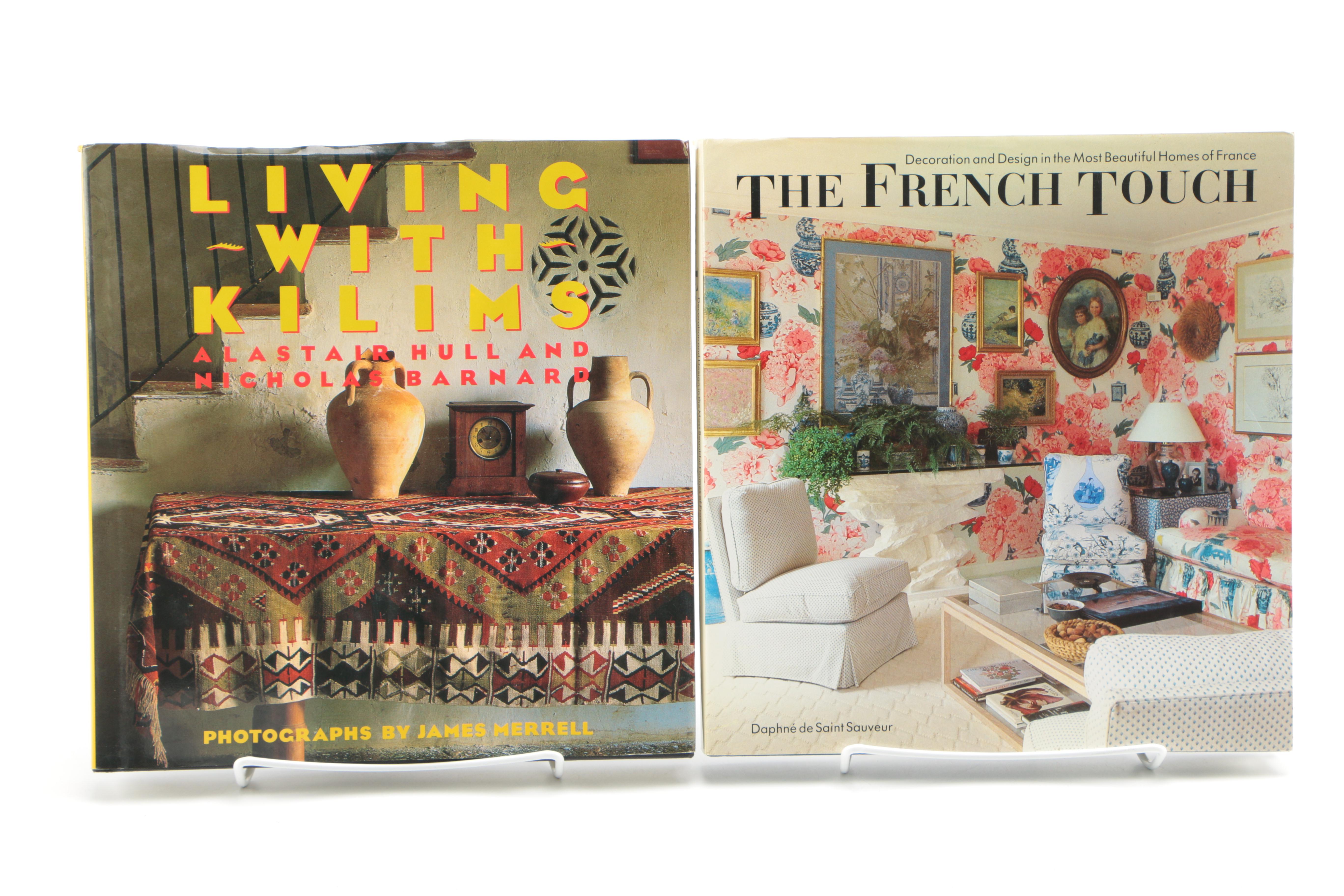 Seven Hardback Design Books, French, Spanish and Thai Style