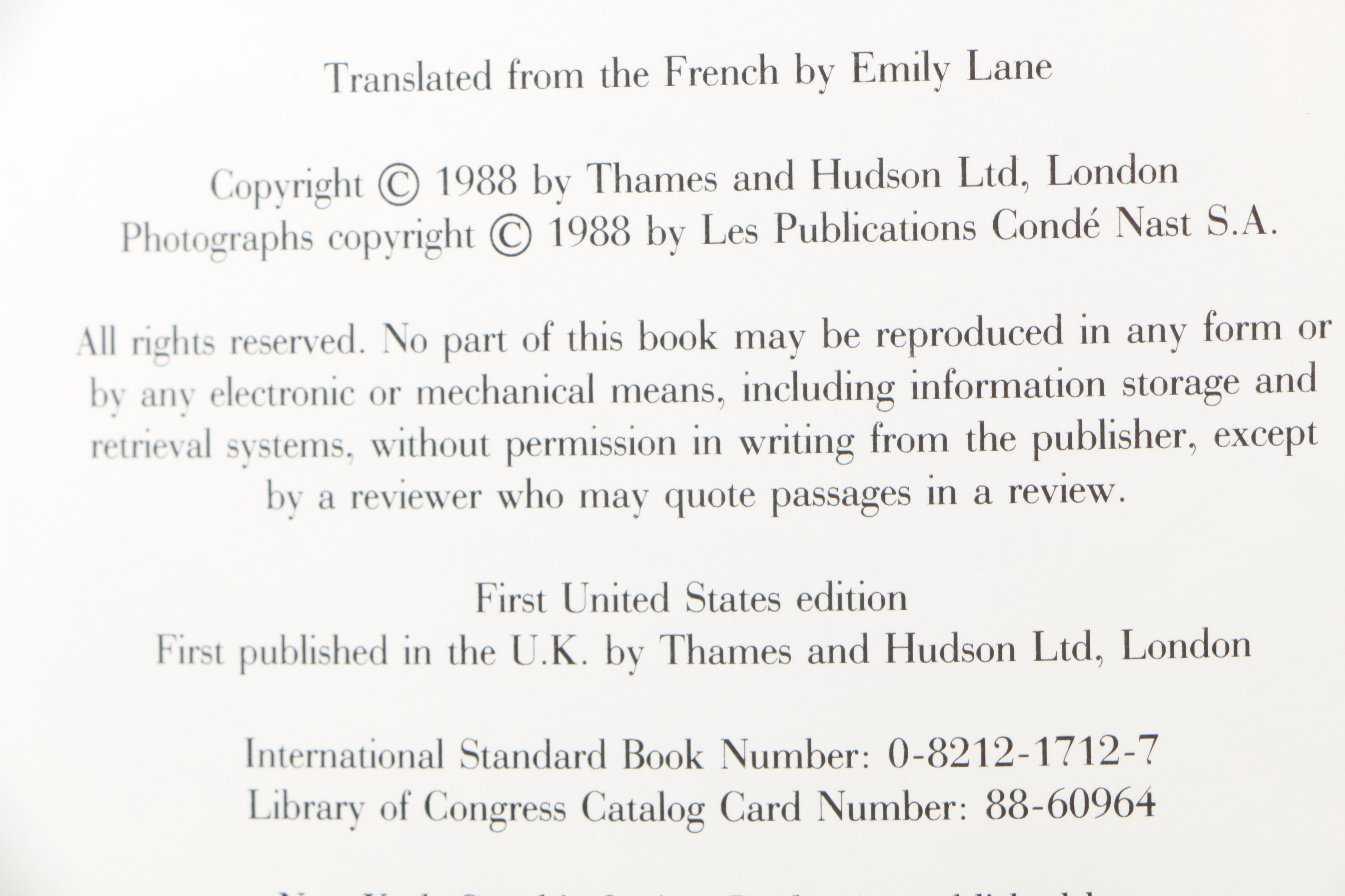 Seven Hardback Design Books, French, Spanish and Thai Style