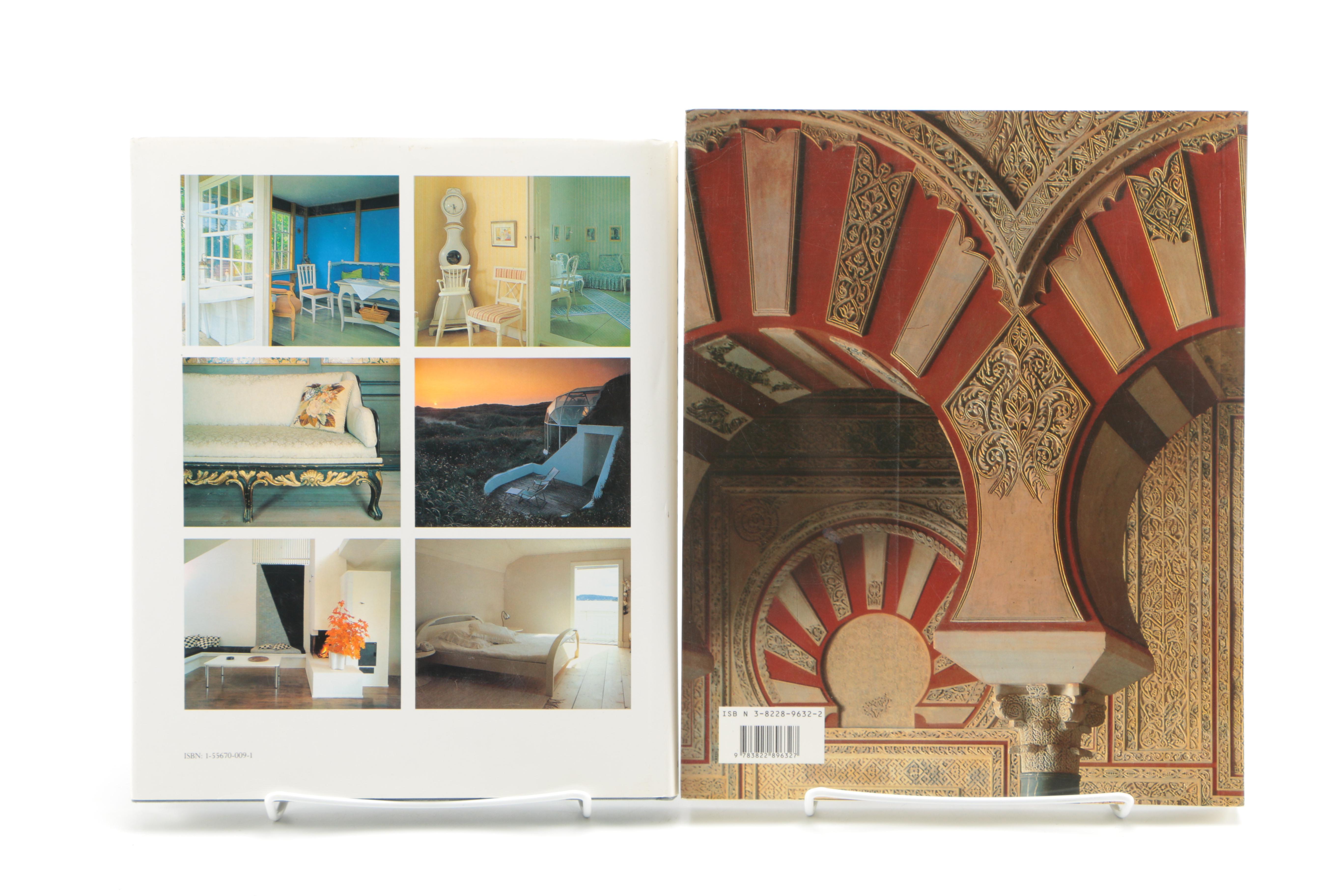 Seven Hardback Design Books, French, Spanish and Thai Style