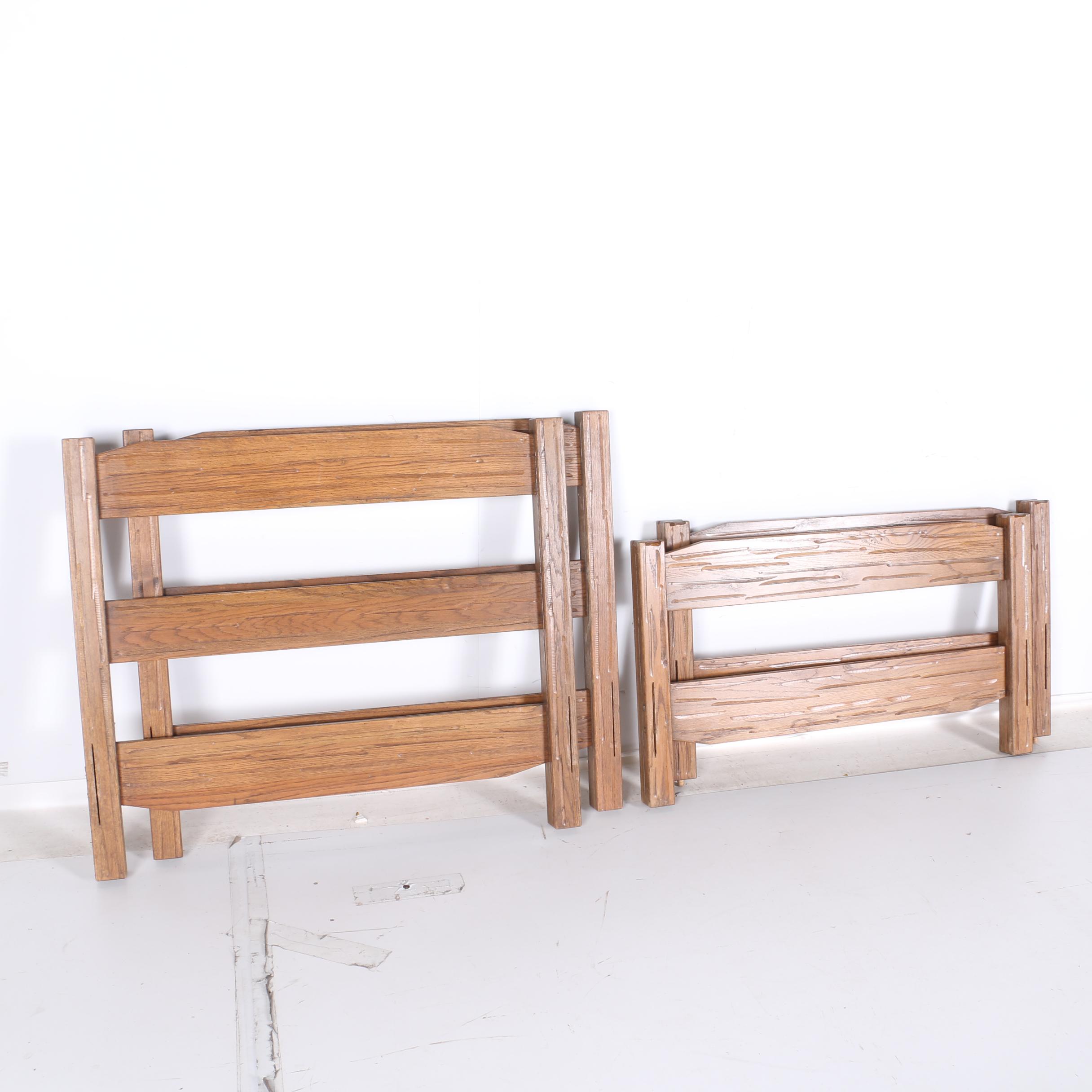 Oak Bunk Bed Headboards and Footboards