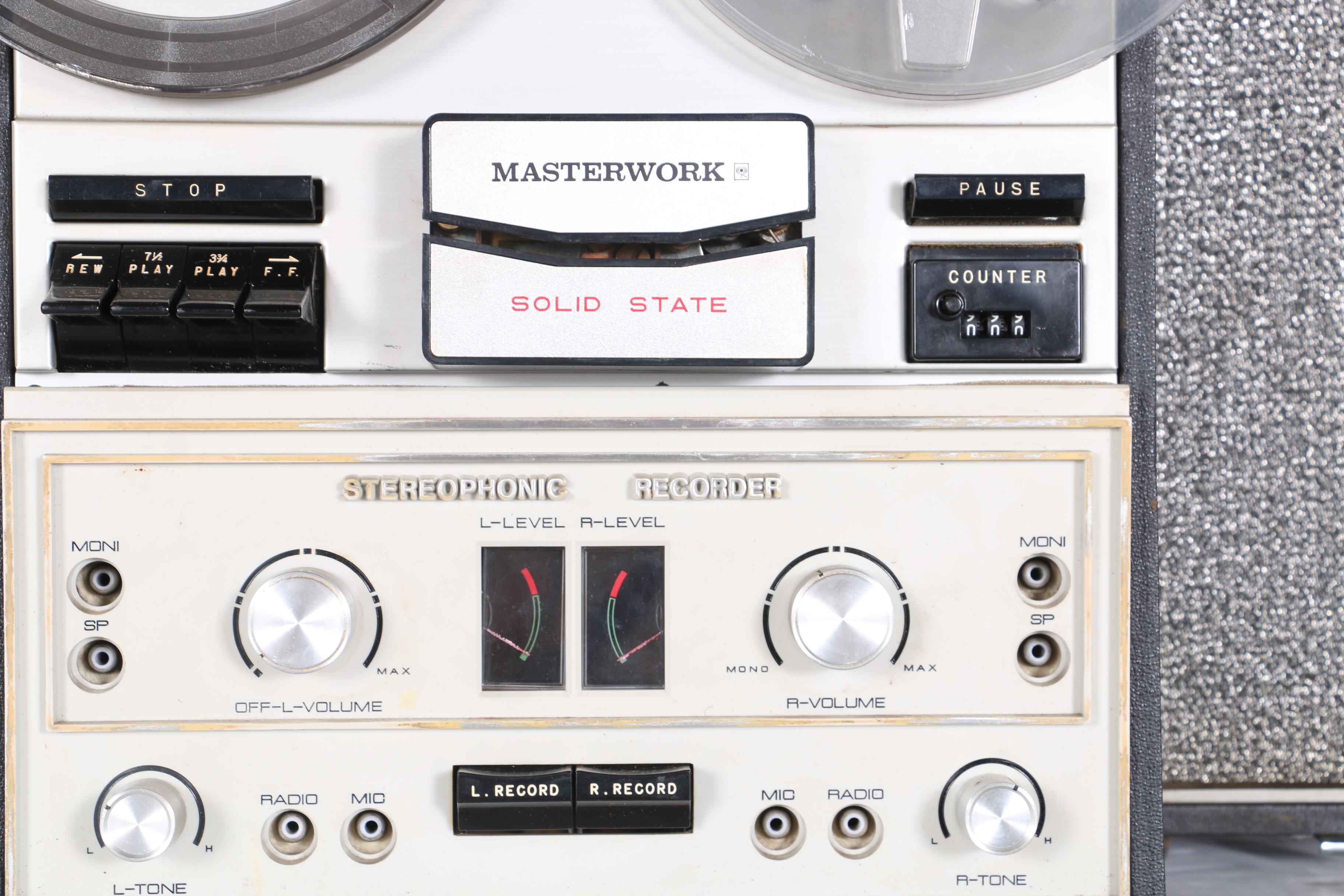 Masterwork Stereophonic Reel-to-Reel Recorder