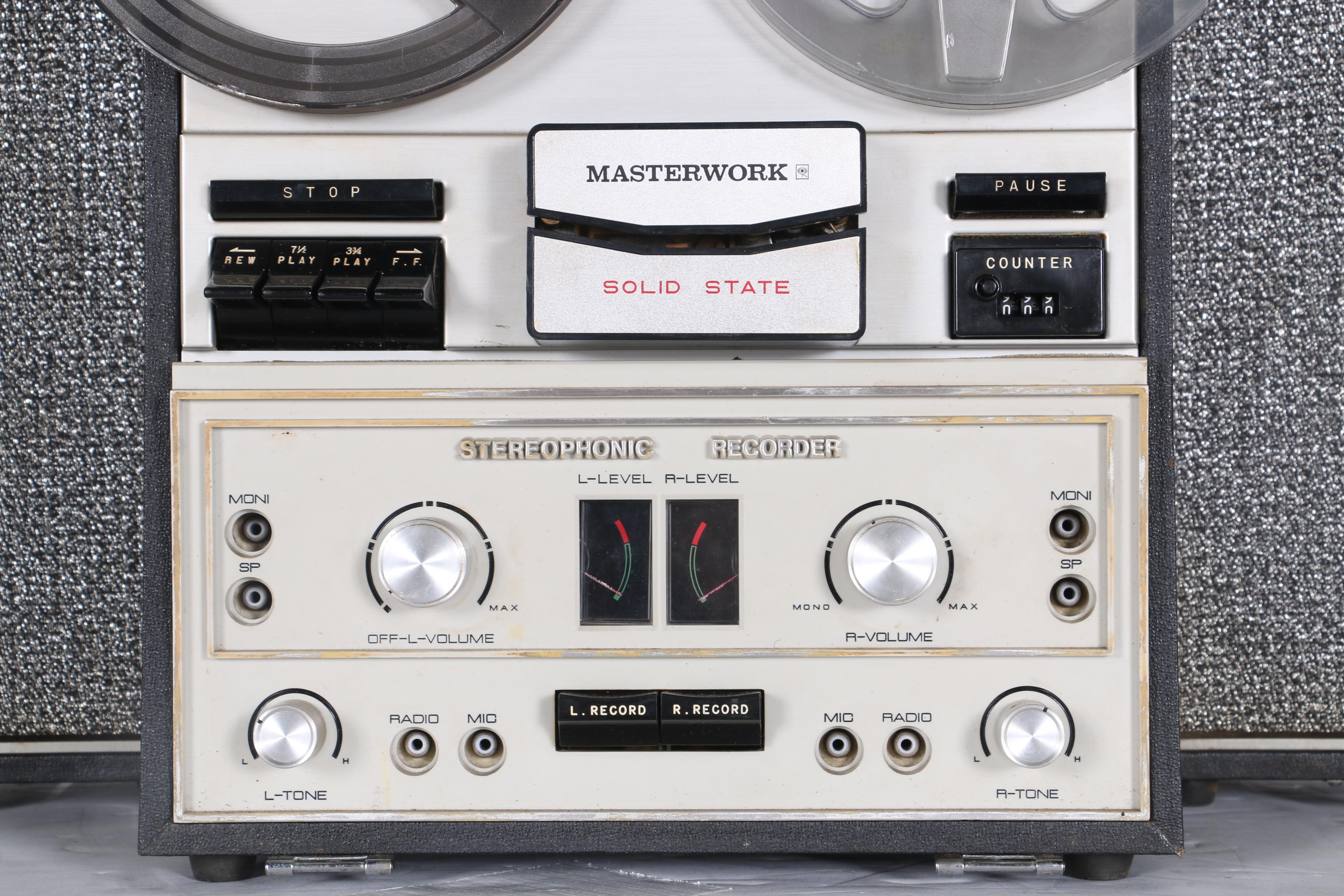 Masterwork Stereophonic Reel-to-Reel Recorder