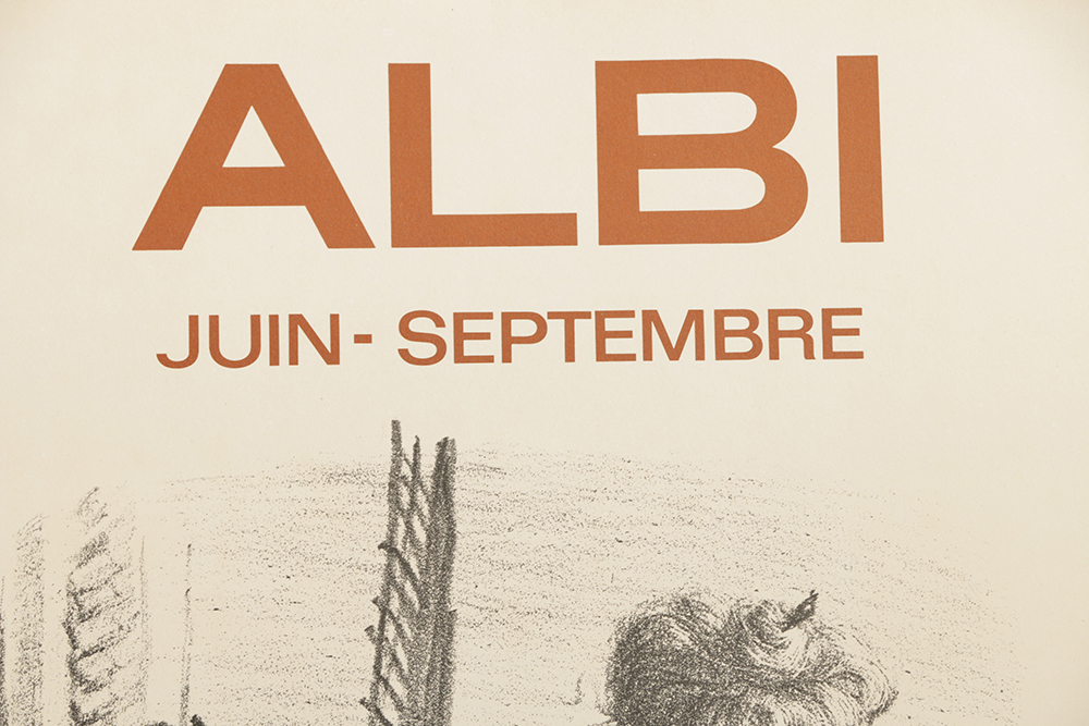 Vintage French Exhibition Poster for Charles Loupot and Théophile Steinlen