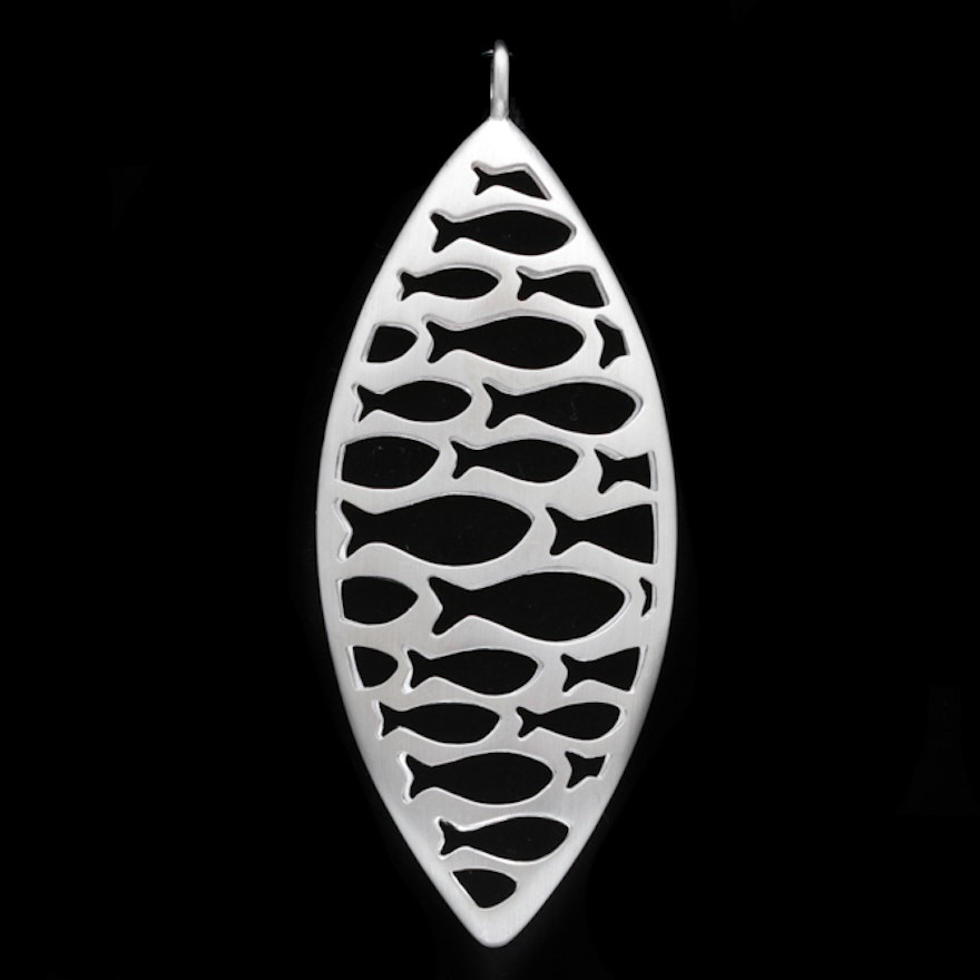 Bastian Sterling Silver Fish Pendant