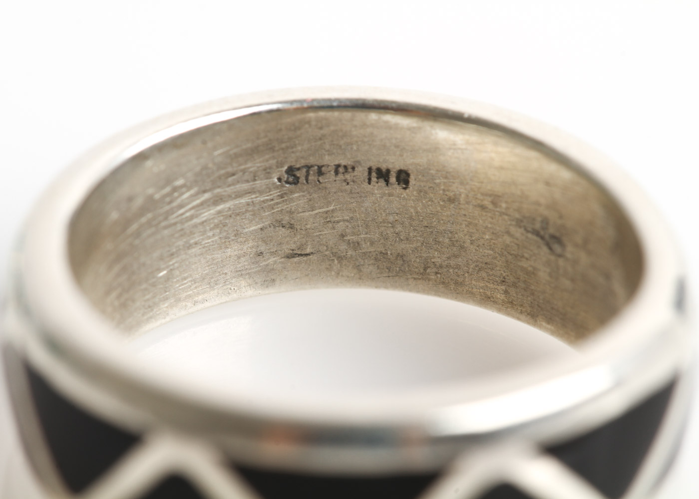 Southwest Inspired Sterling Silver, Turquoise, Onyx, and Coral Bands