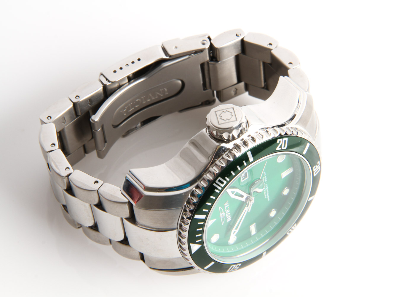 Pair of Invicta Stainless Steel Diver Watches