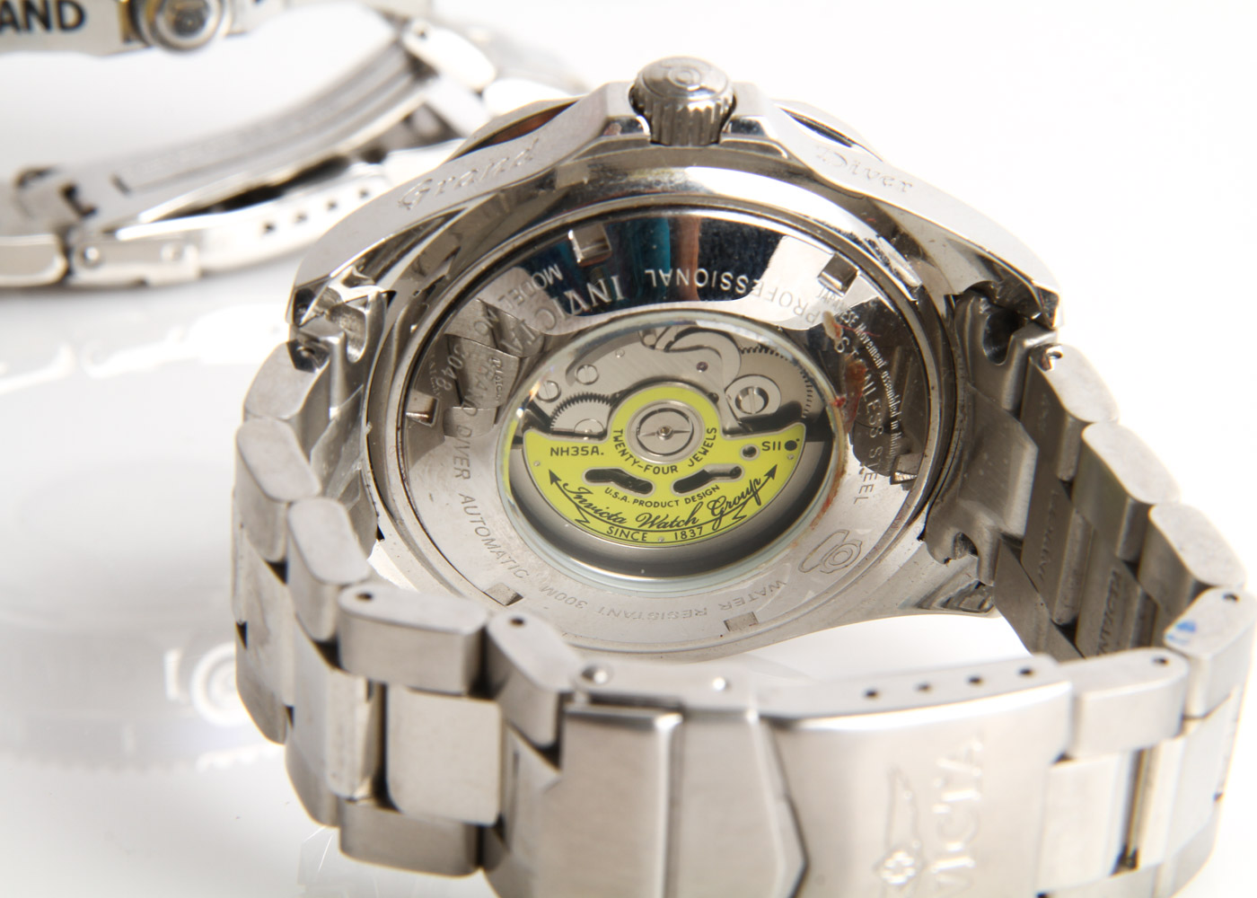 Pair of Invicta Grand Diver Watches