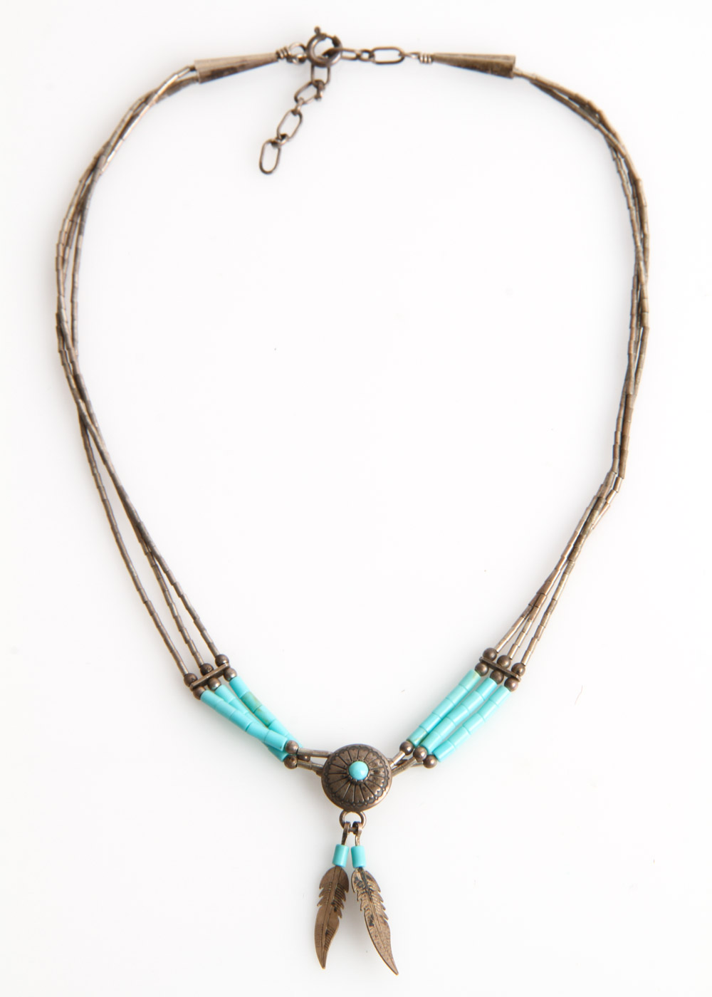 Collection of Southwest Style Sterling Jewelry with Turquoise and Coral