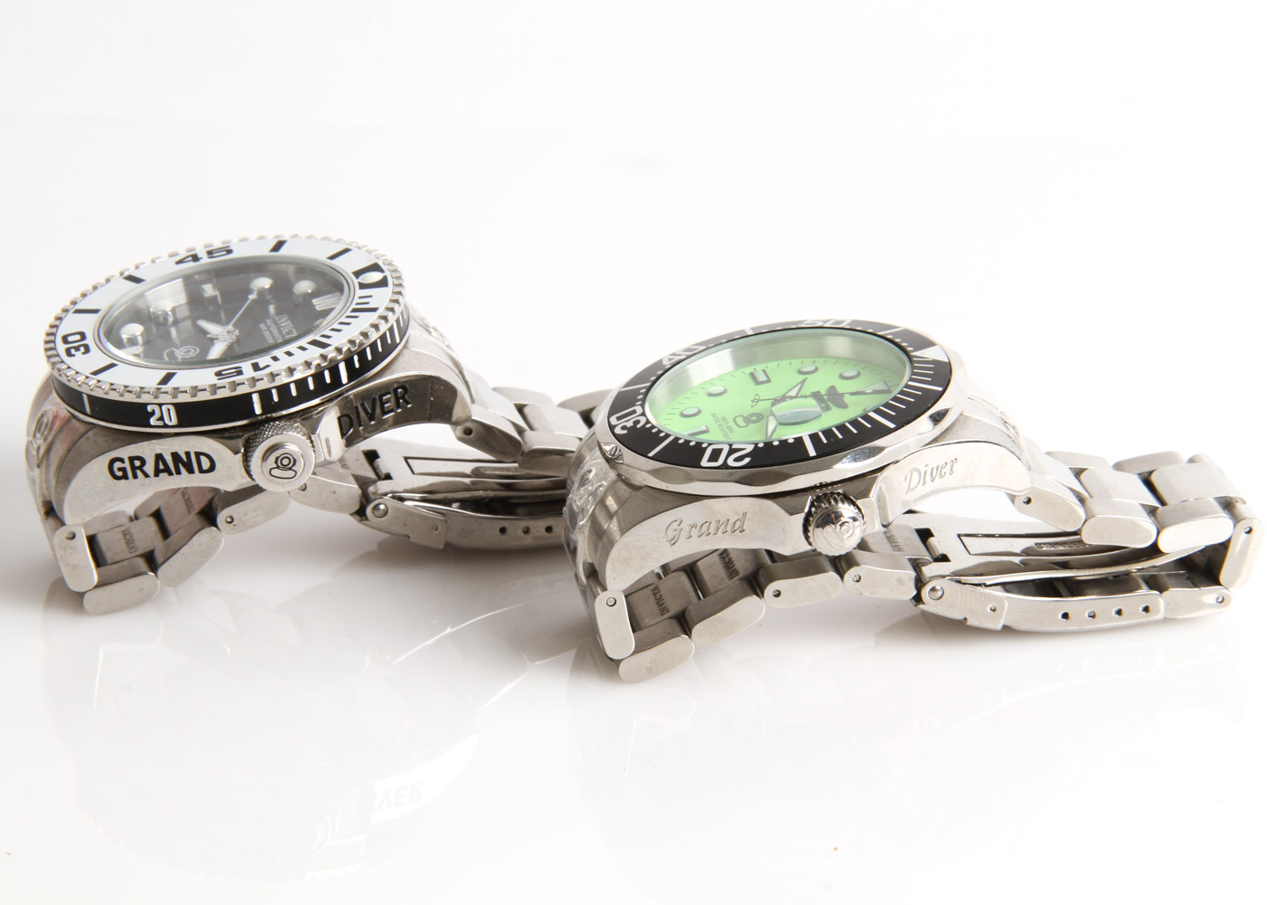 Pair of Invicta Grand Diver Watches