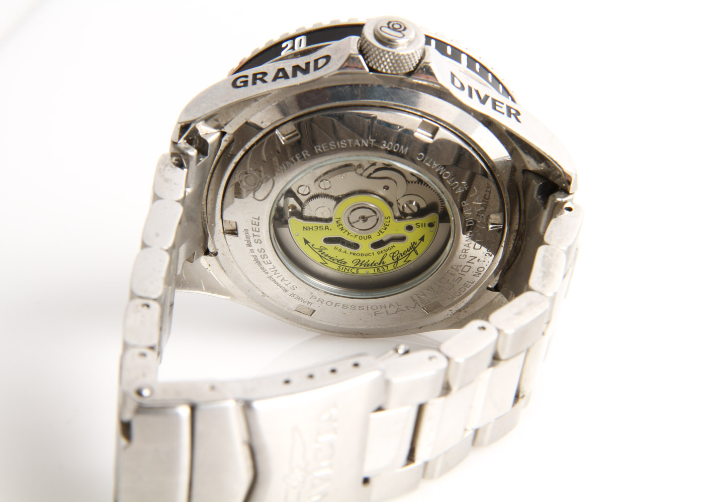 Pair of Invicta Grand Diver Watches