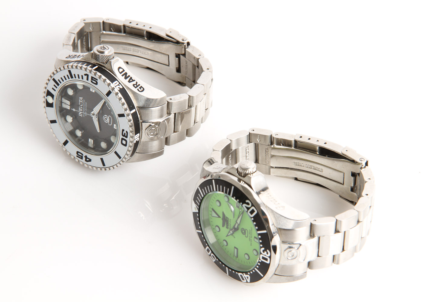 Pair of Invicta Grand Diver Watches
