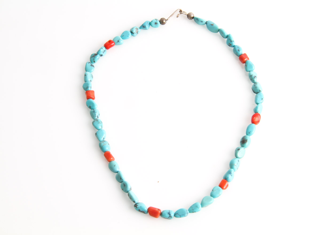 Collection of Southwest Style Sterling Jewelry with Turquoise and Coral