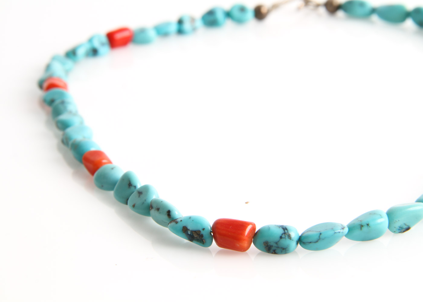 Collection of Southwest Style Sterling Jewelry with Turquoise and Coral