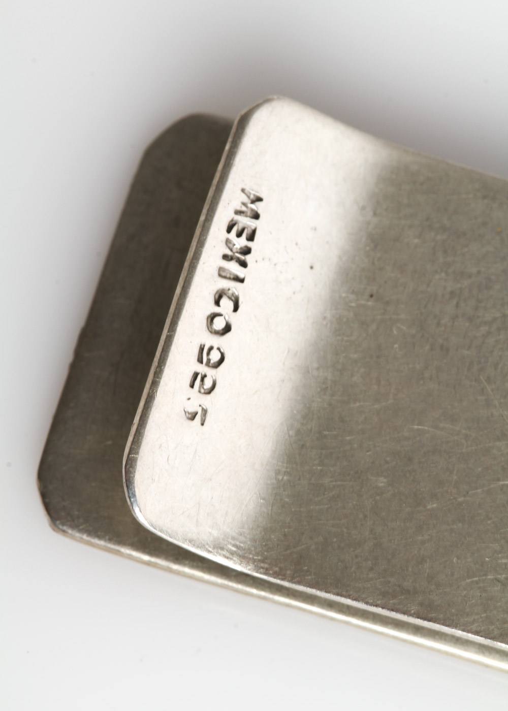 Vintage Mexican Sterling Silver Money Clips