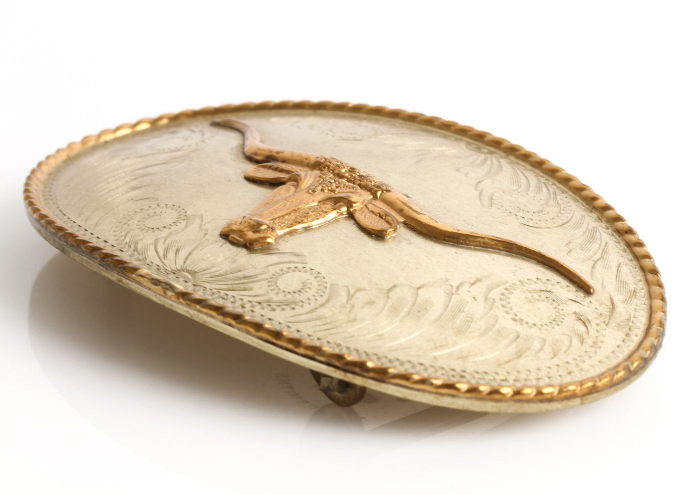 Vintage Comstock German Silver Belt Buckle