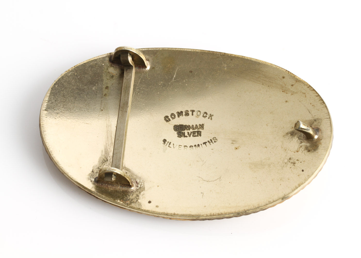 Vintage Comstock German Silver Belt Buckle