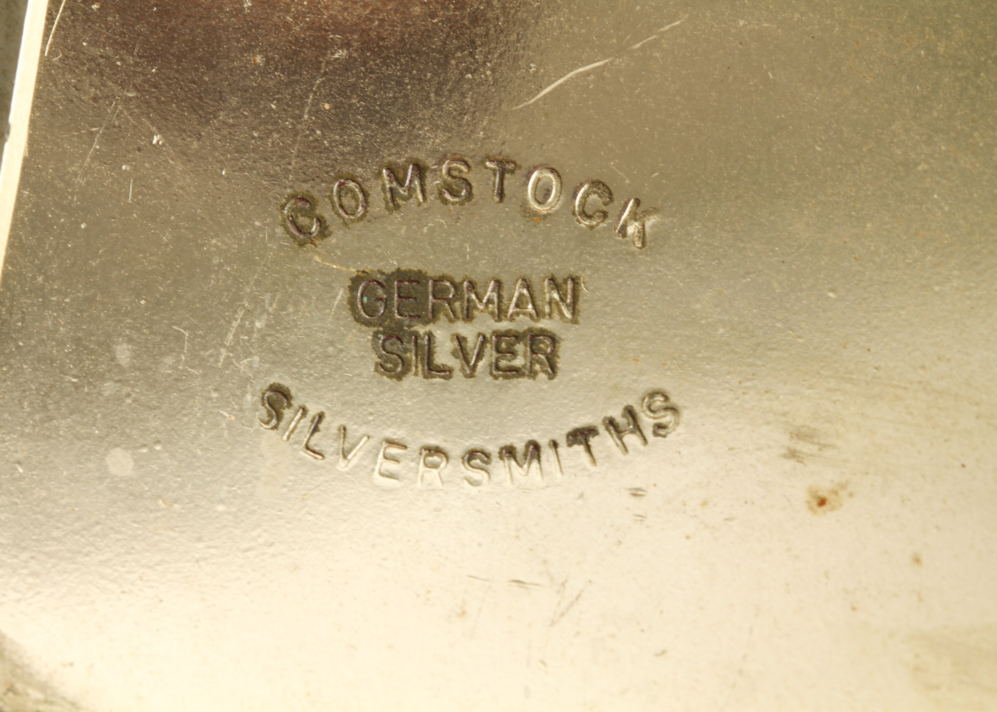 Vintage Comstock German Silver Belt Buckle