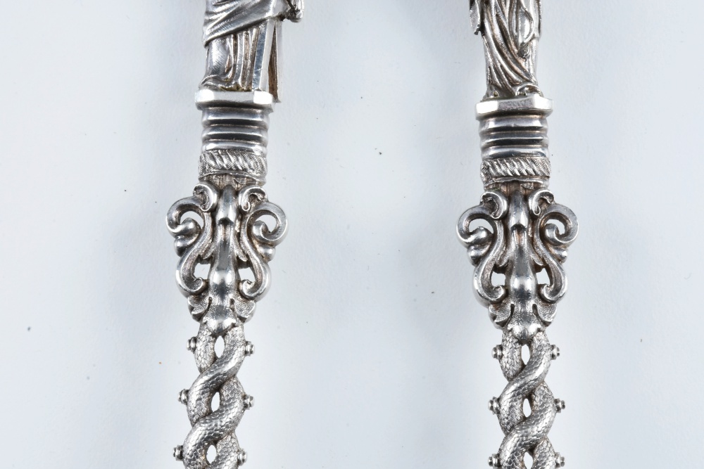 Pair of Francis Higgins Victorian Sterling Silver Apostle Spoons