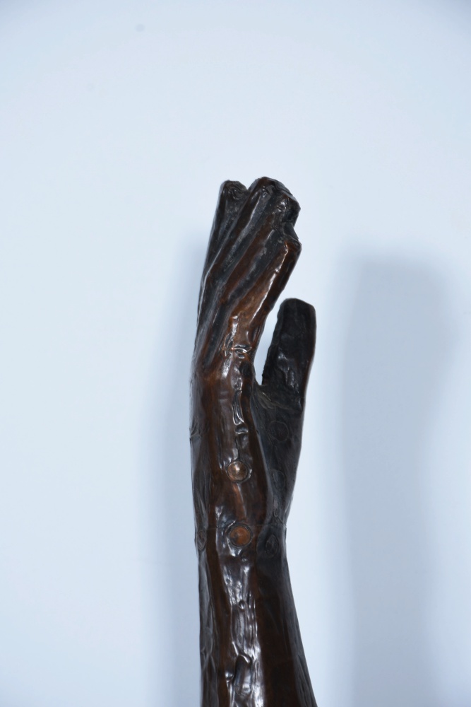 Copper Clad Wood Carving of Christ and John the Baptist