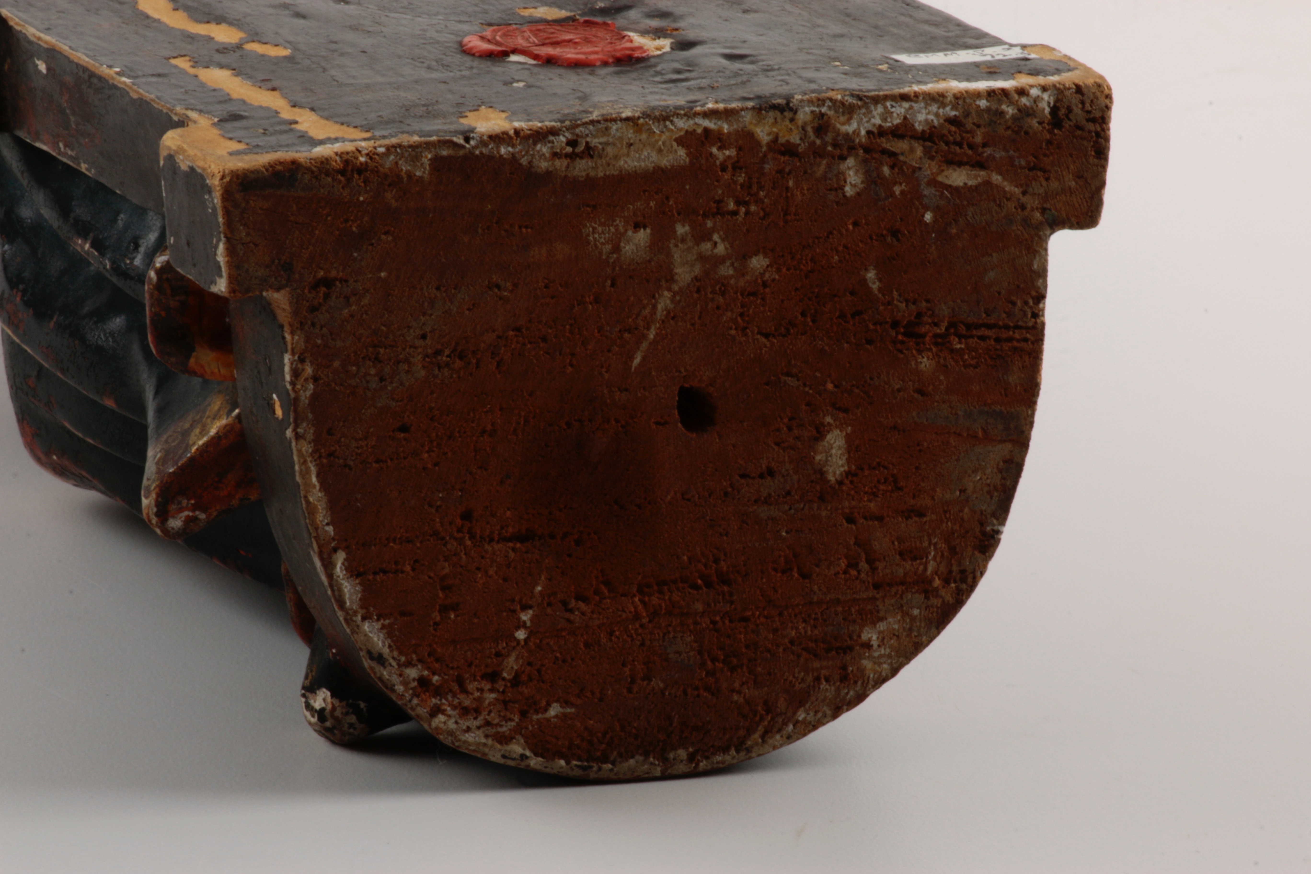 17th/18th-Century Italian Polychrome Carved Wood Virgin and Child