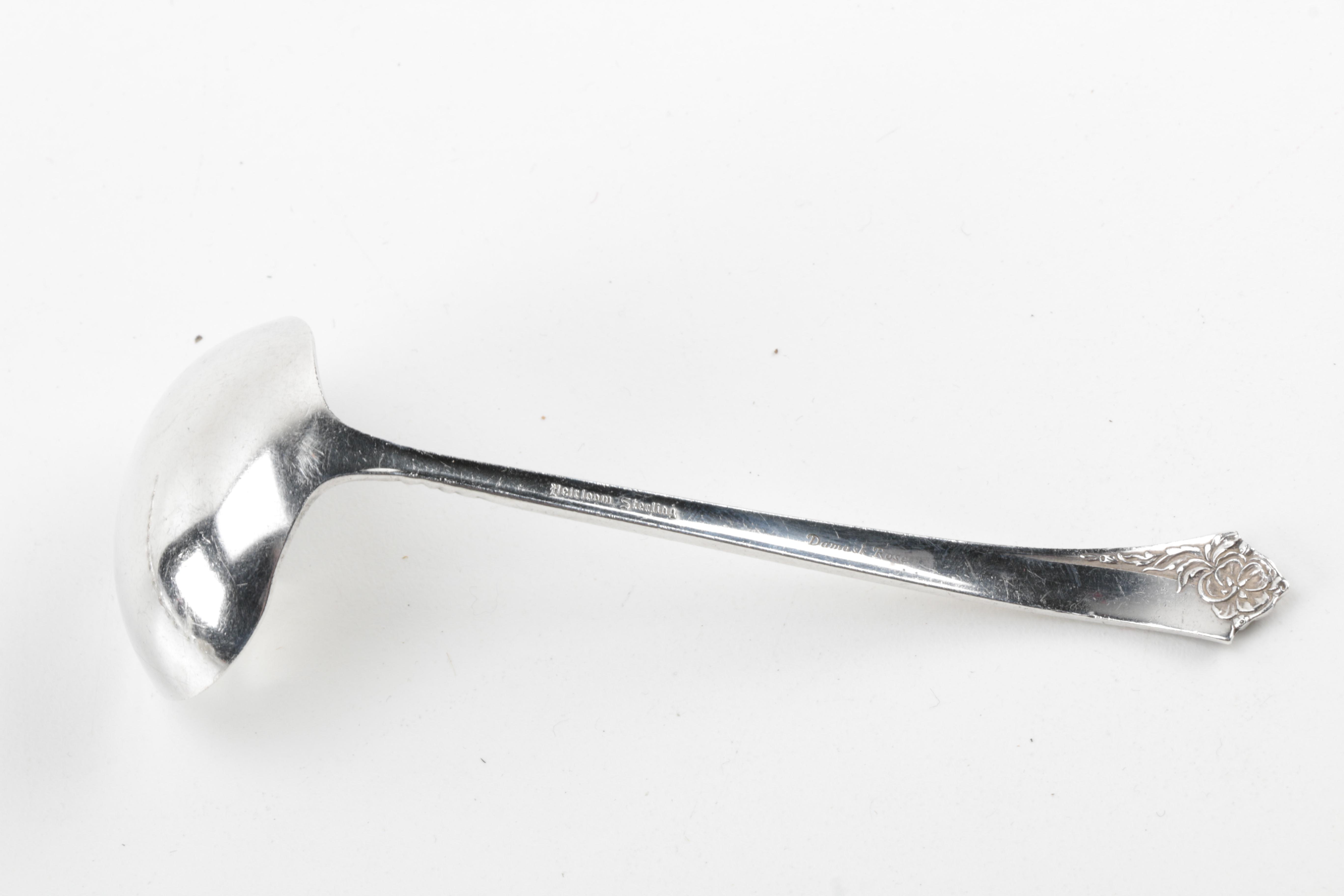 Oneida Heirloom "Damask Rose" Sterling Silver Flatware Collection