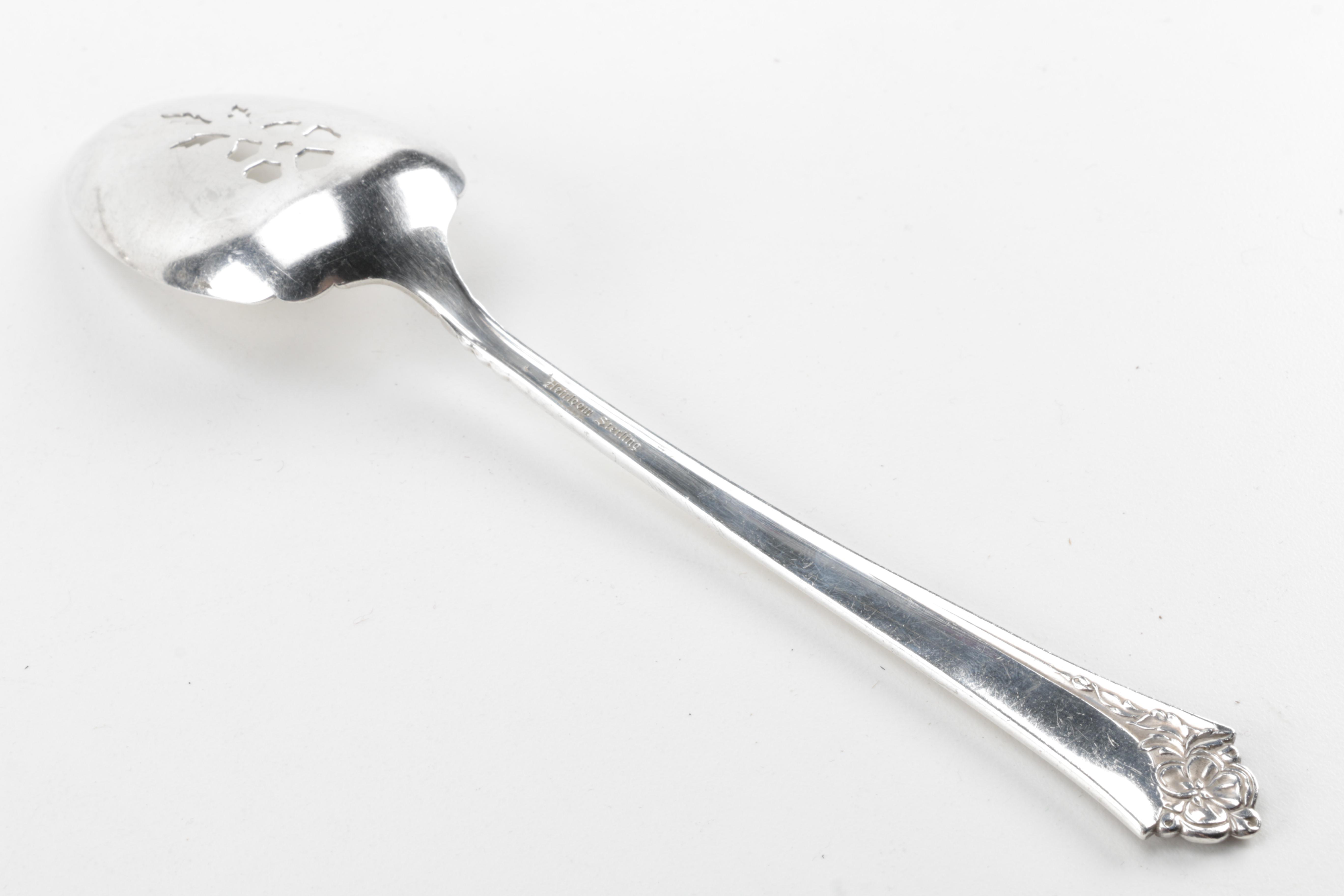 Oneida Heirloom "Damask Rose" Sterling Silver Flatware Collection