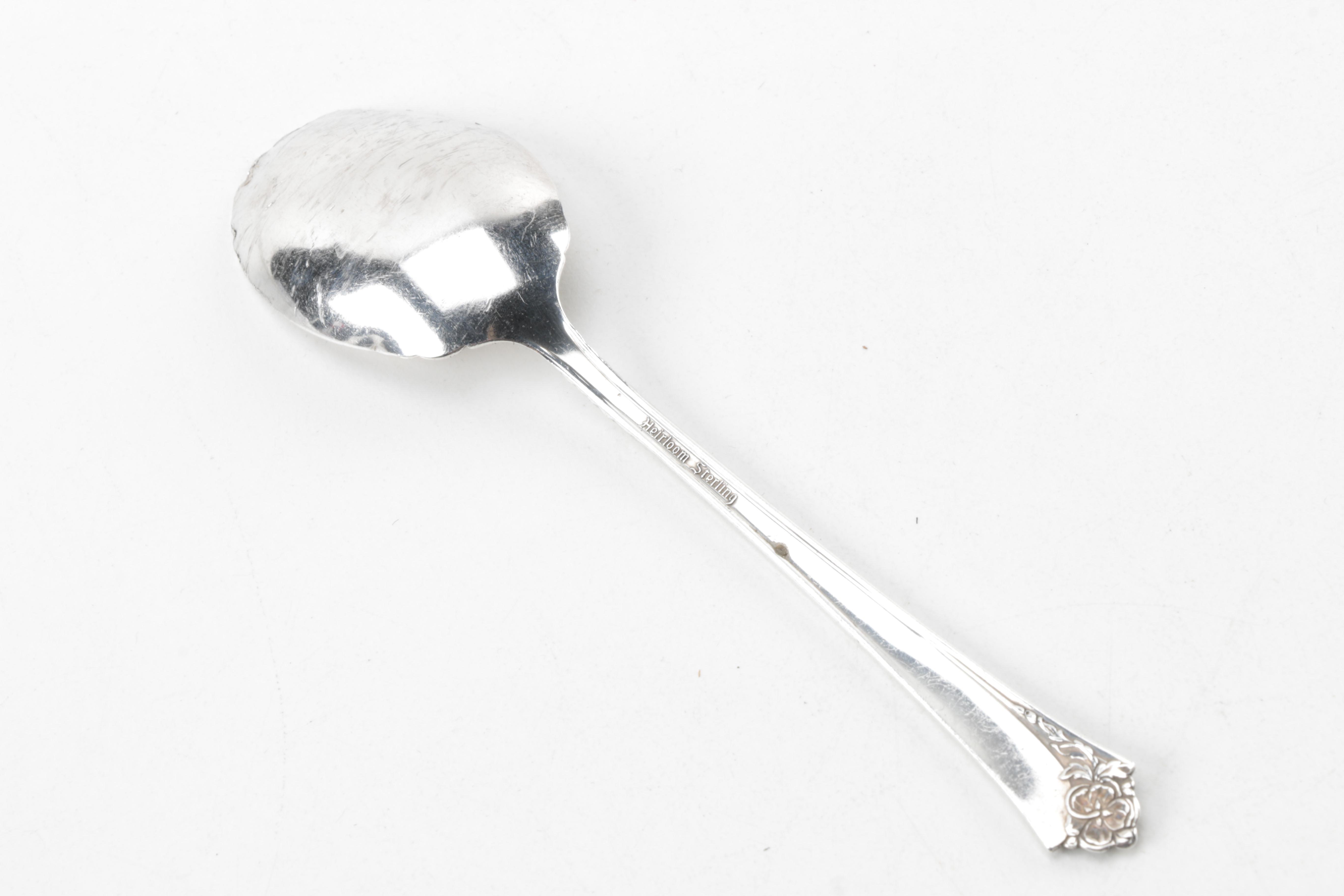 Oneida Heirloom "Damask Rose" Sterling Silver Flatware Collection