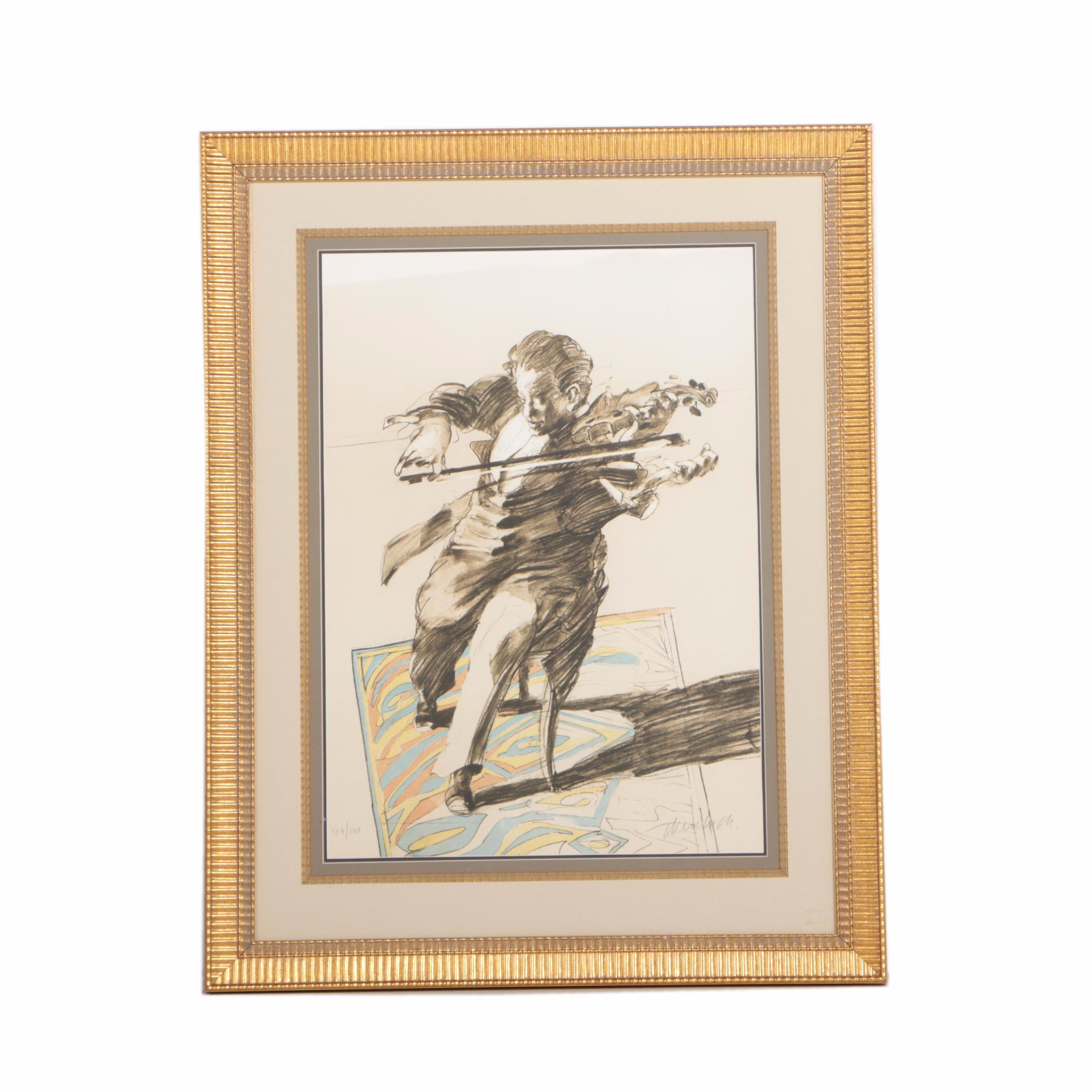 Claude Weisbuch Limited Edition Lithograph "Fortissimo"