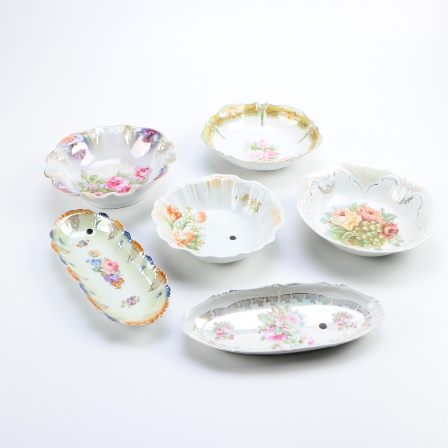 Ceramic Bowls and Dishes Featuring Bavaria