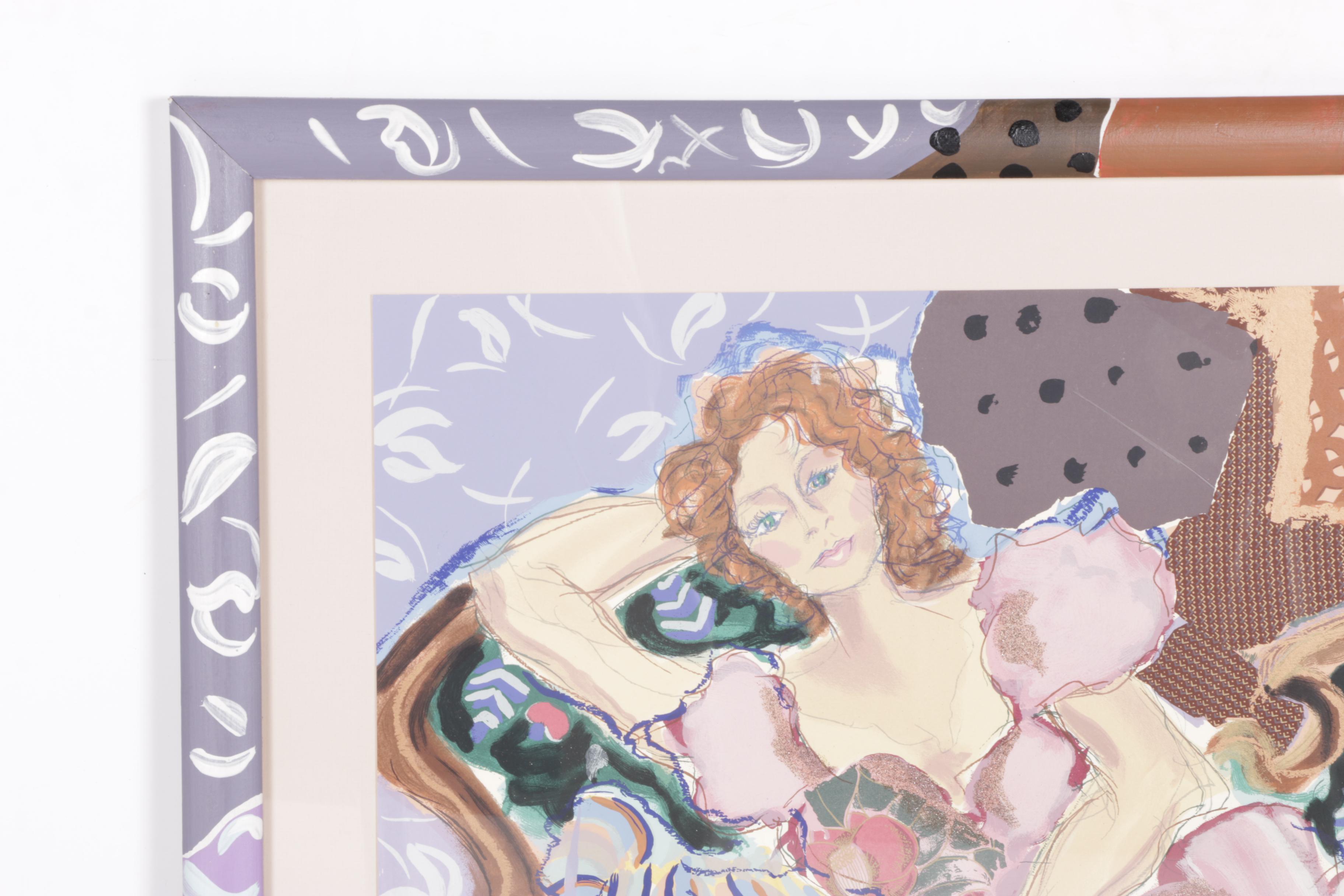 Jonathan Barbieri Limited Edition Embellished Serigraph "Remembering"