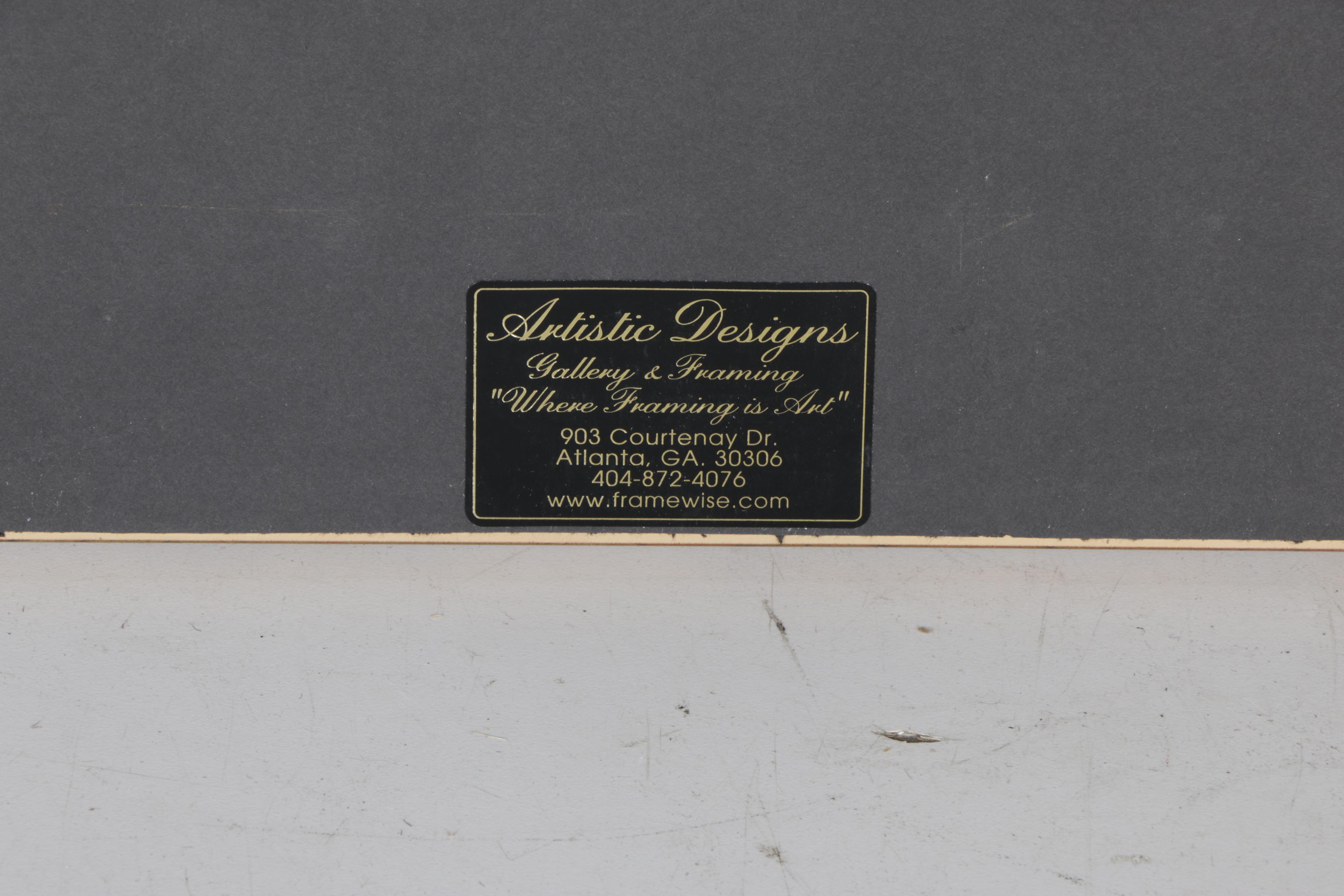 1996 Melissa Markell Paper Collage "Beethoven and Friends"