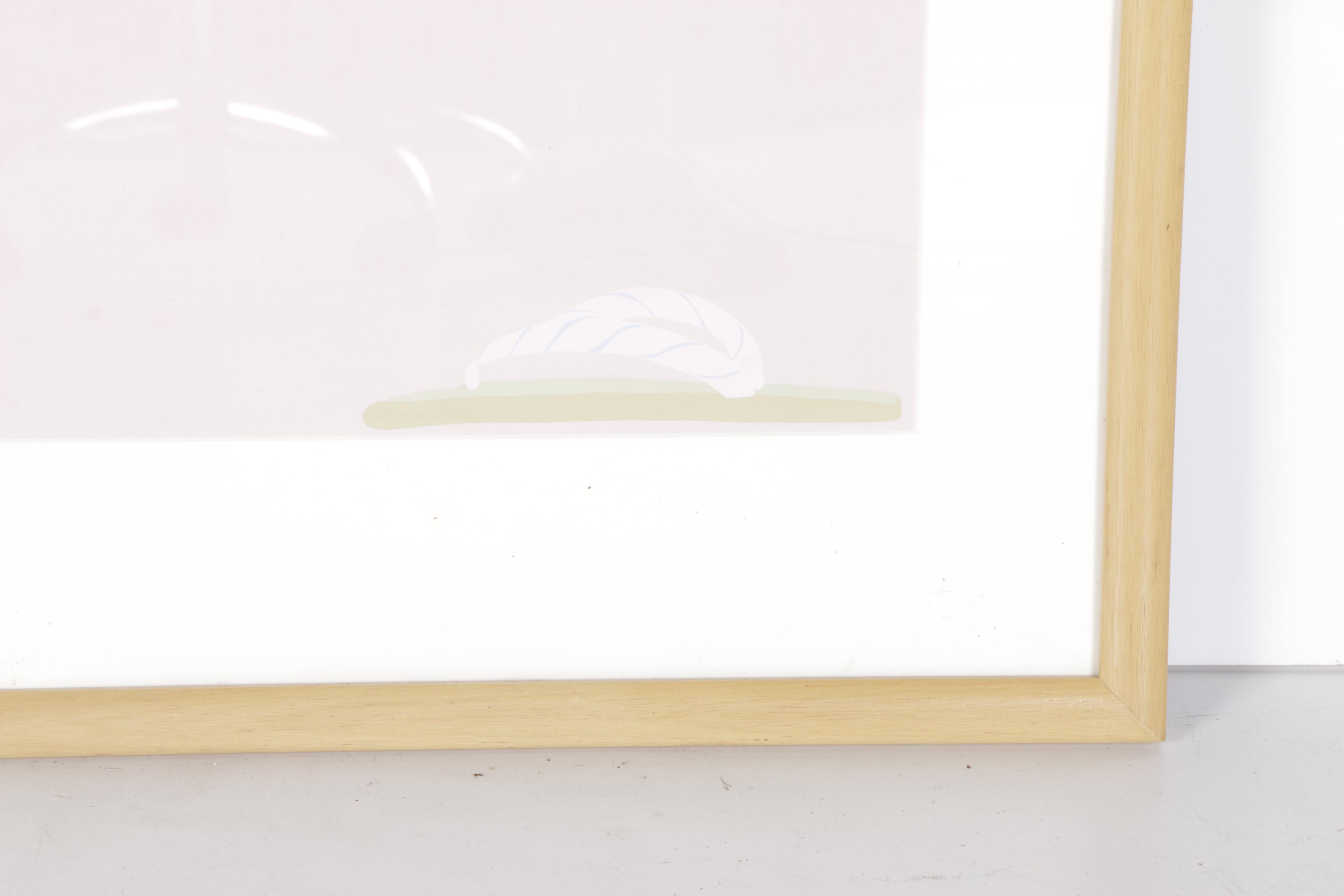 Pegge Hopper Limited Edition Serigraph "Apricot Summer"