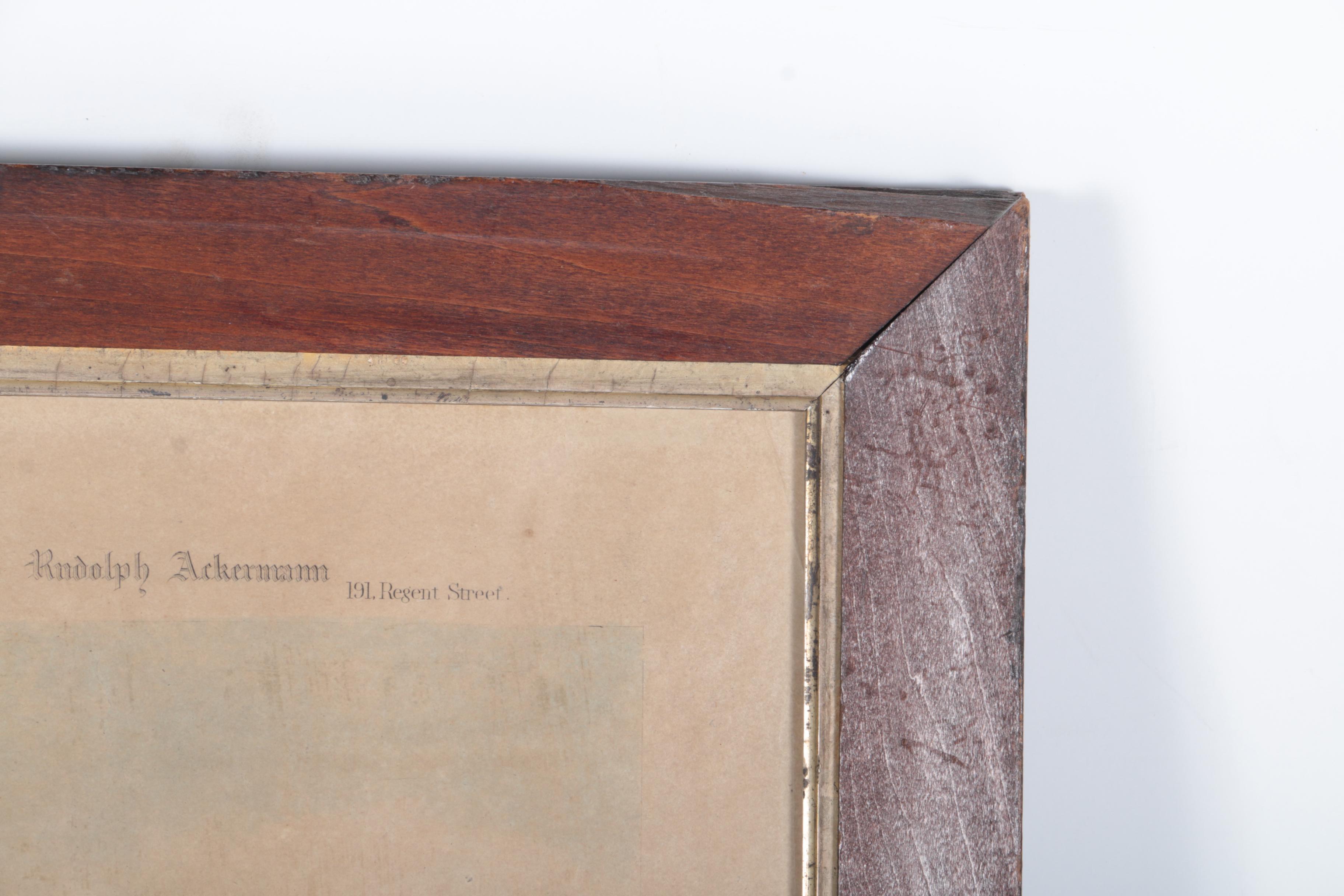 F.L. Lewis Hand Color Engravings "Full-Cry Second Horses" and "Drawing Cover"