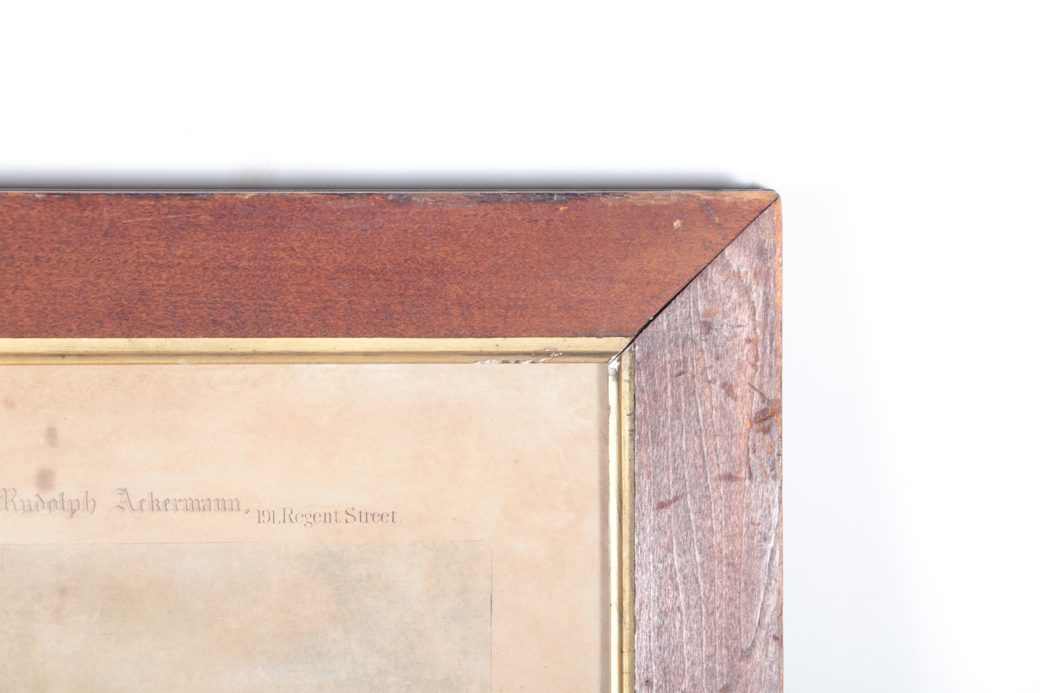 F.L. Lewis Hand Color Engravings "Full-Cry Second Horses" and "Drawing Cover"