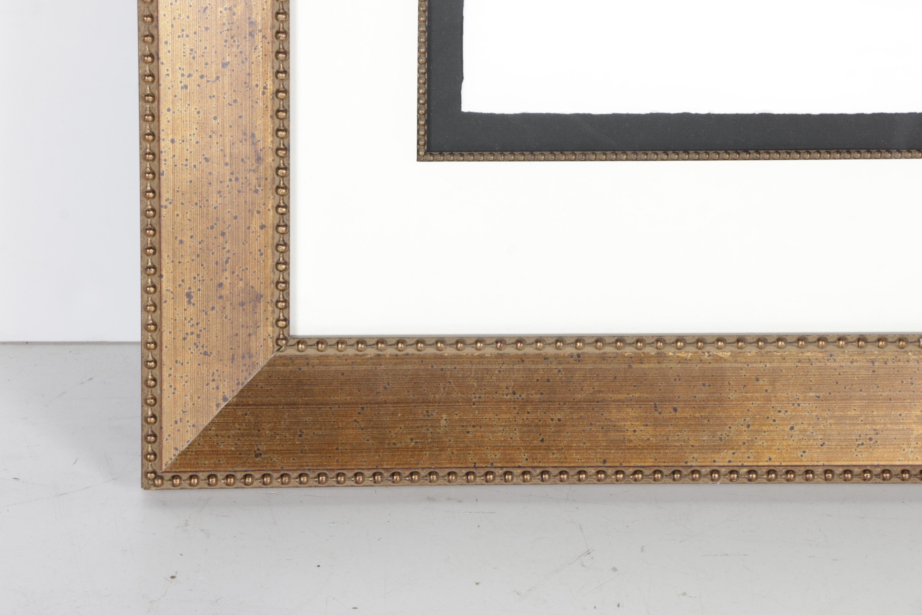 1996 Melissa Markell Paper Collage "Guitar Lesson"