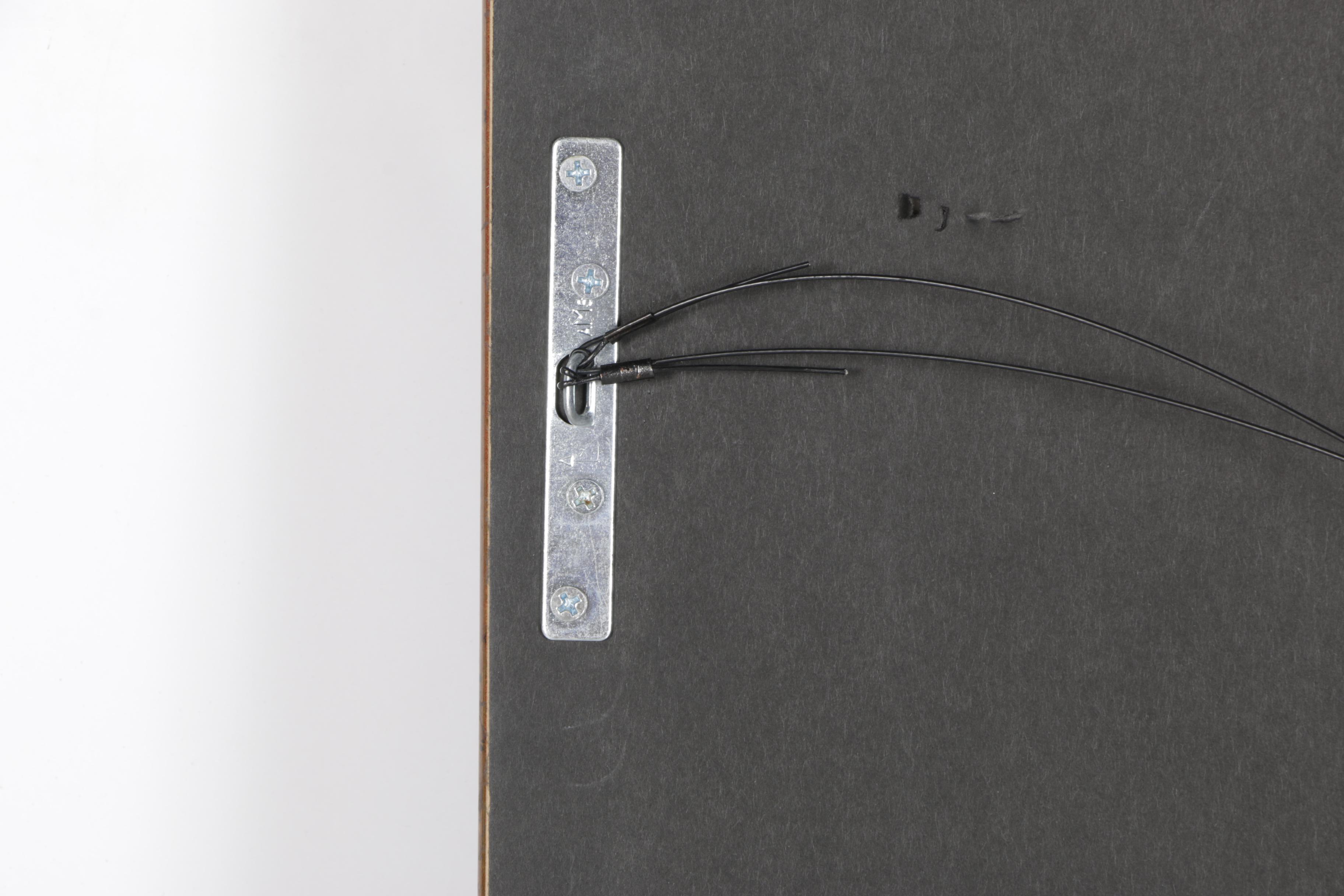 1996 Melissa Markell Paper Collage "Guitar Lesson"