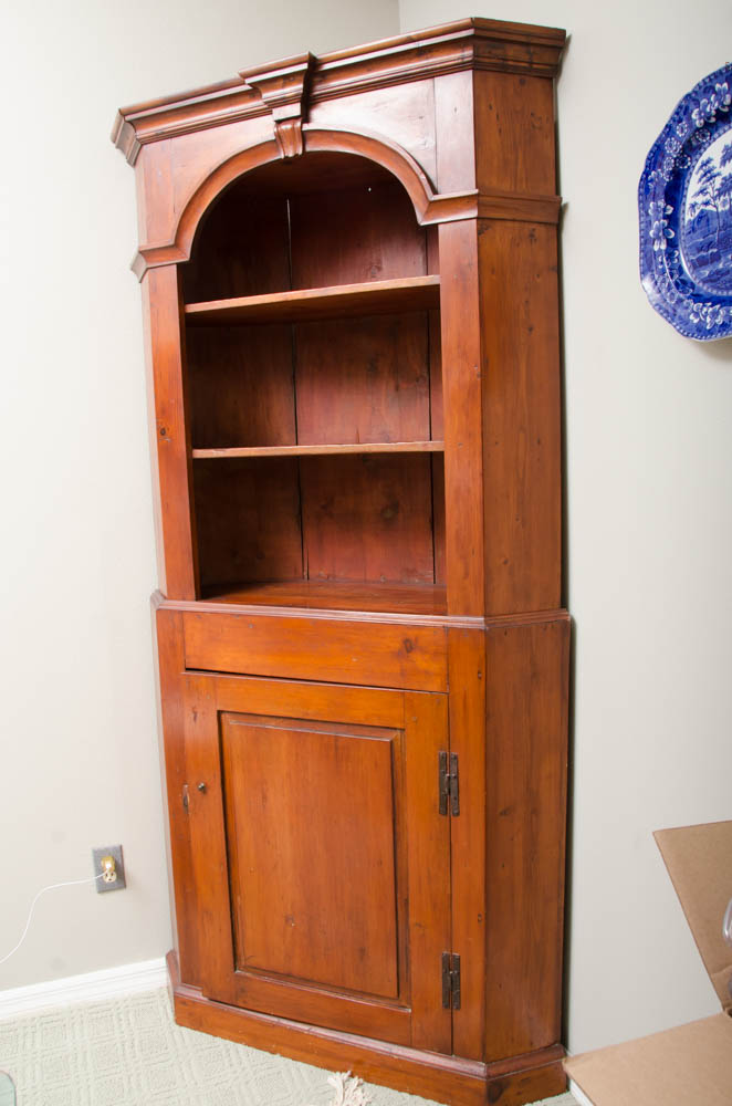 Vintage Corner Cabinet