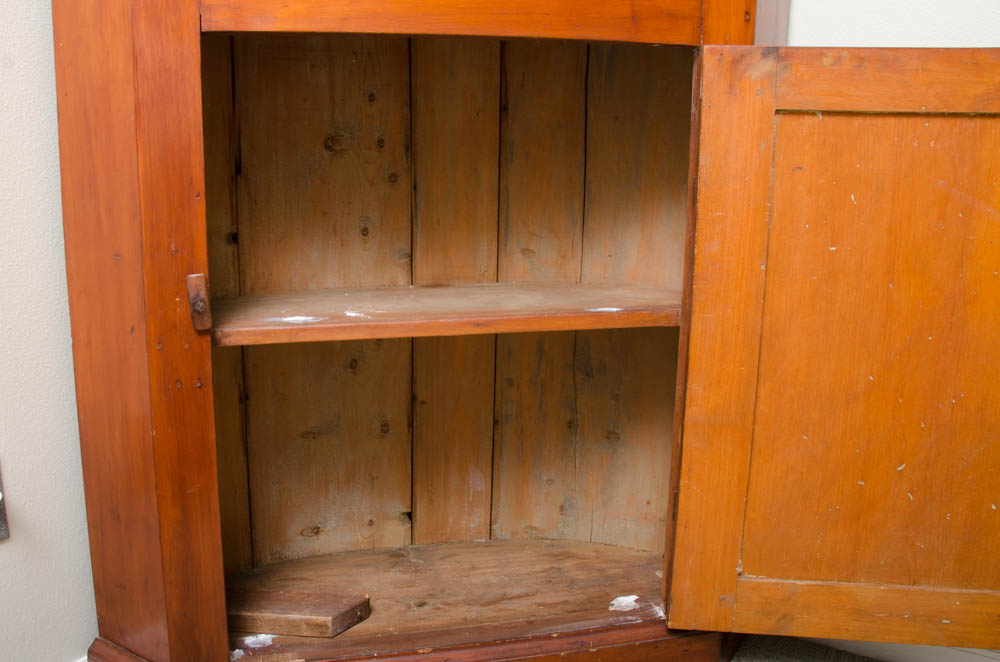 Vintage Corner Cabinet