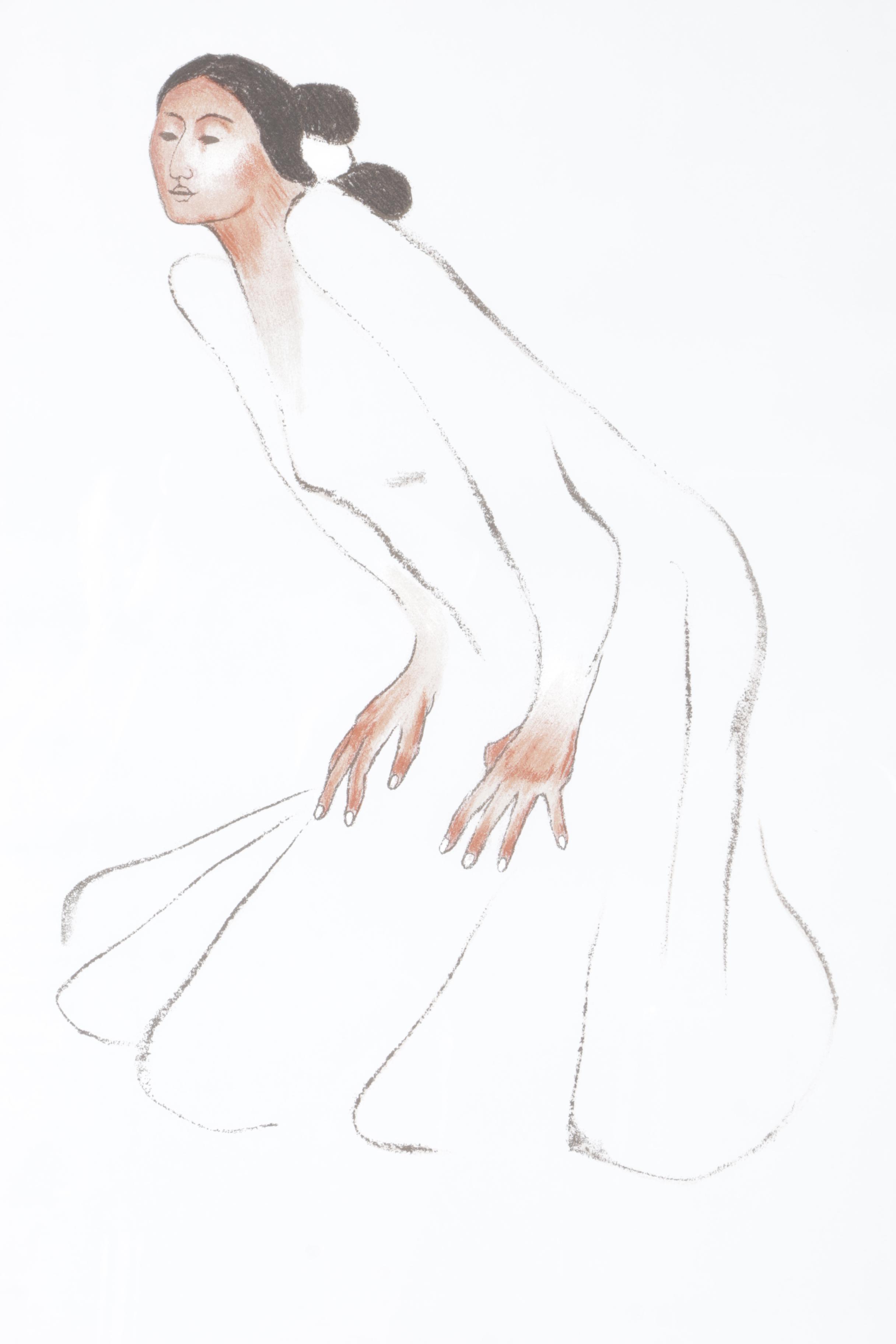 R.C. Gorman Limited Edition Lithograph Triptych "Trilogy"