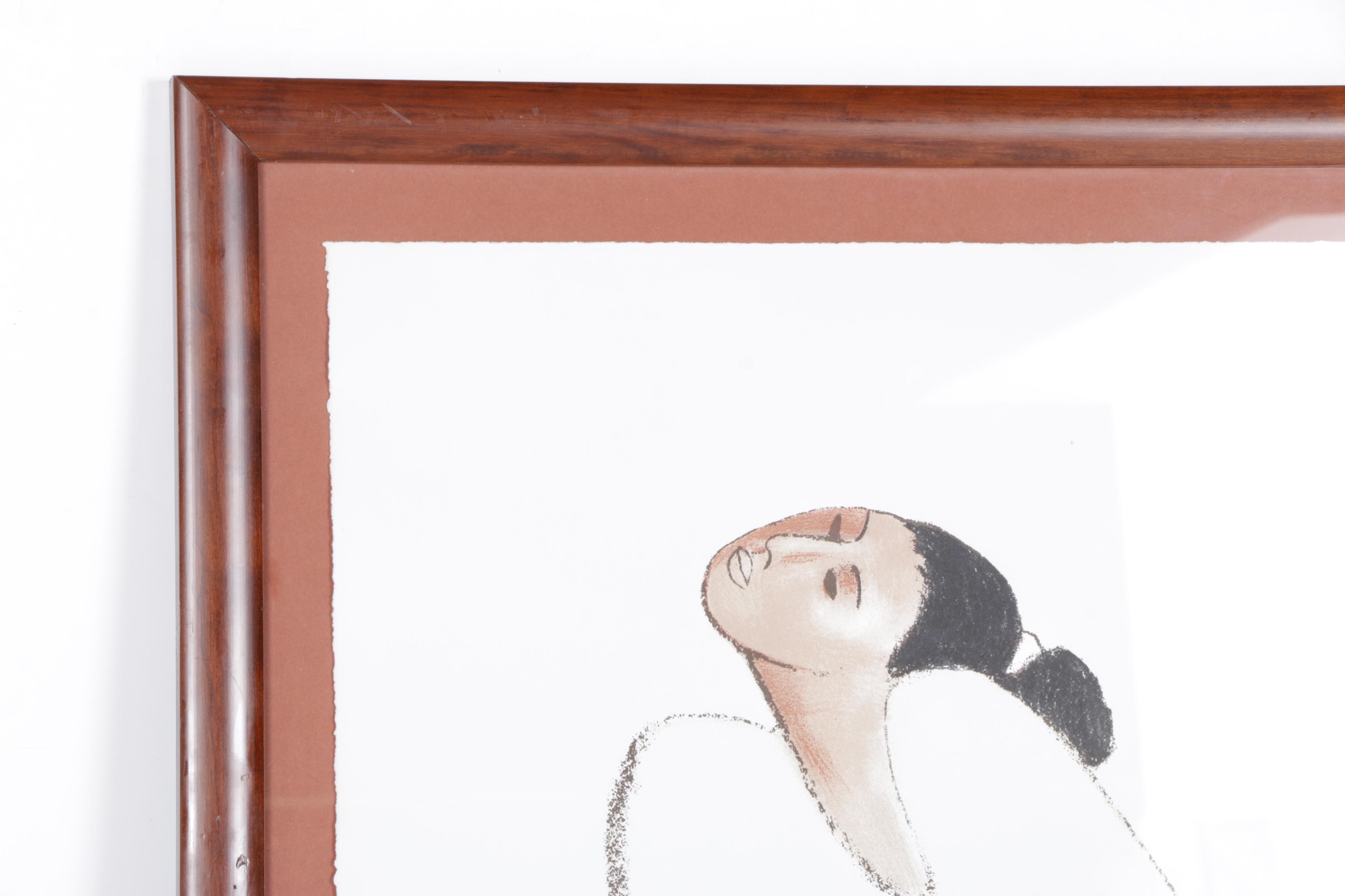 R.C. Gorman Limited Edition Lithograph Triptych "Trilogy"