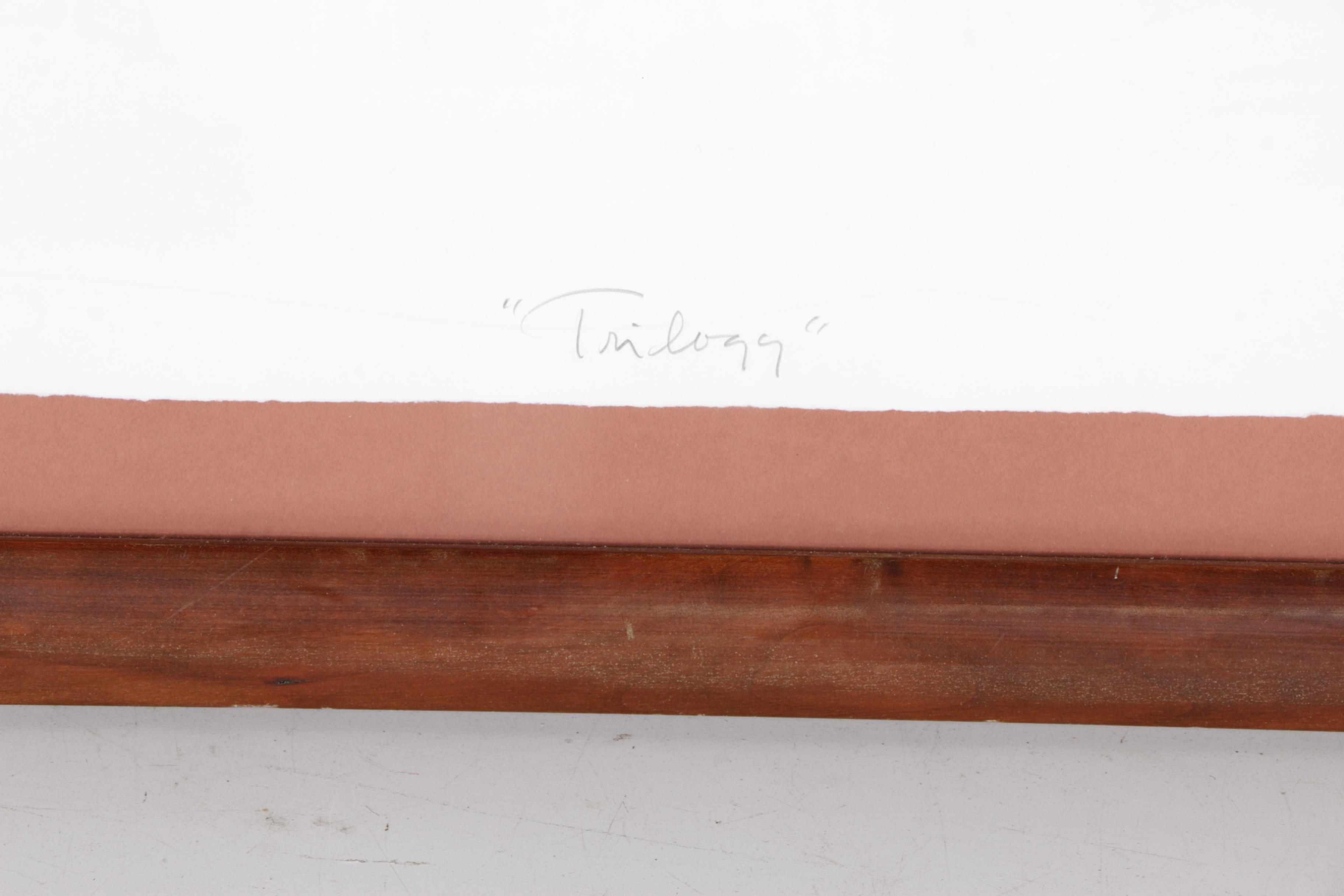 R.C. Gorman Limited Edition Lithograph Triptych "Trilogy"