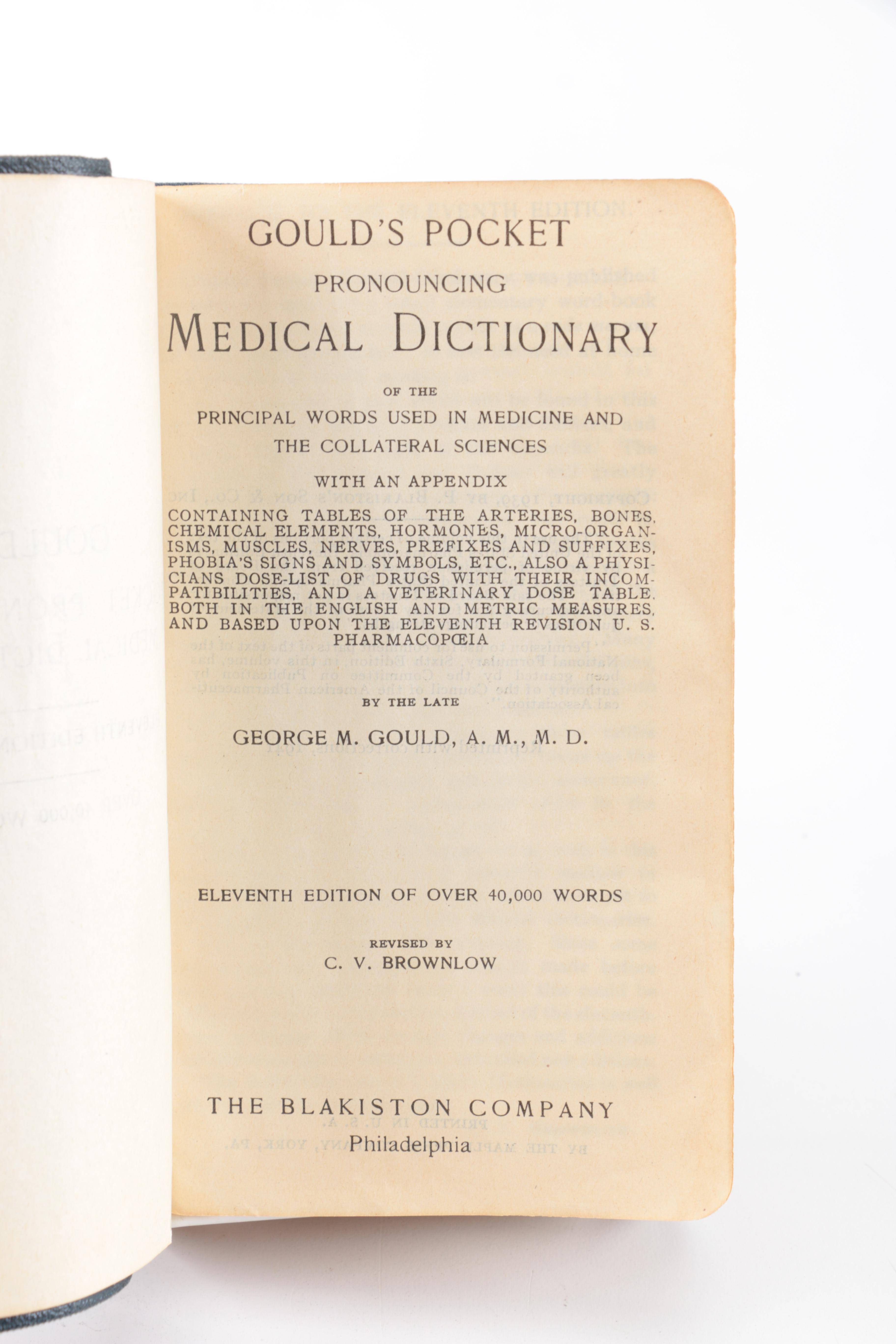 Vintage Medical Books