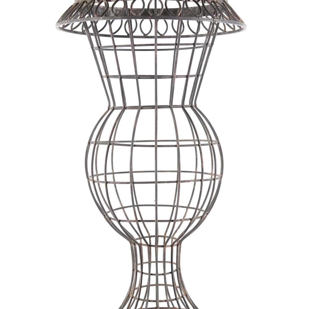 Vintage Wire Urn Planters